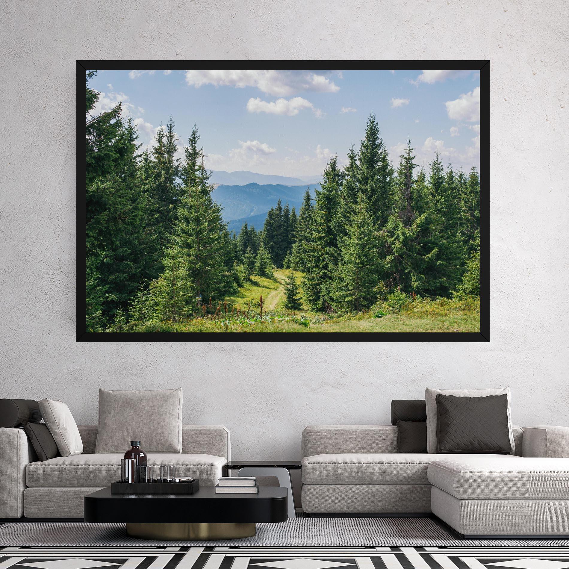 Картина на платно Carpathian Mountain mockup 2