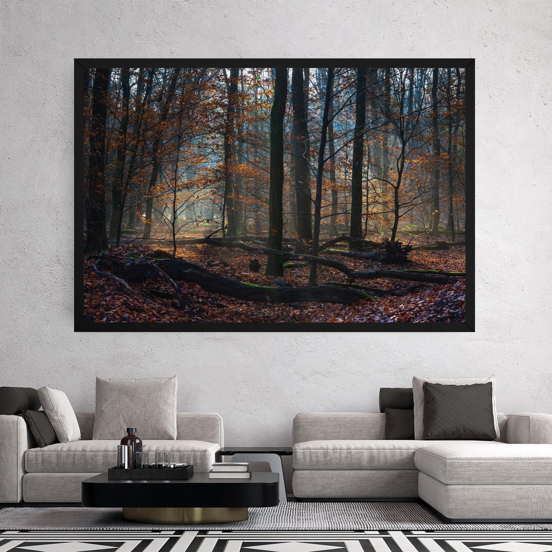 Forest Autumn Day mockup 2