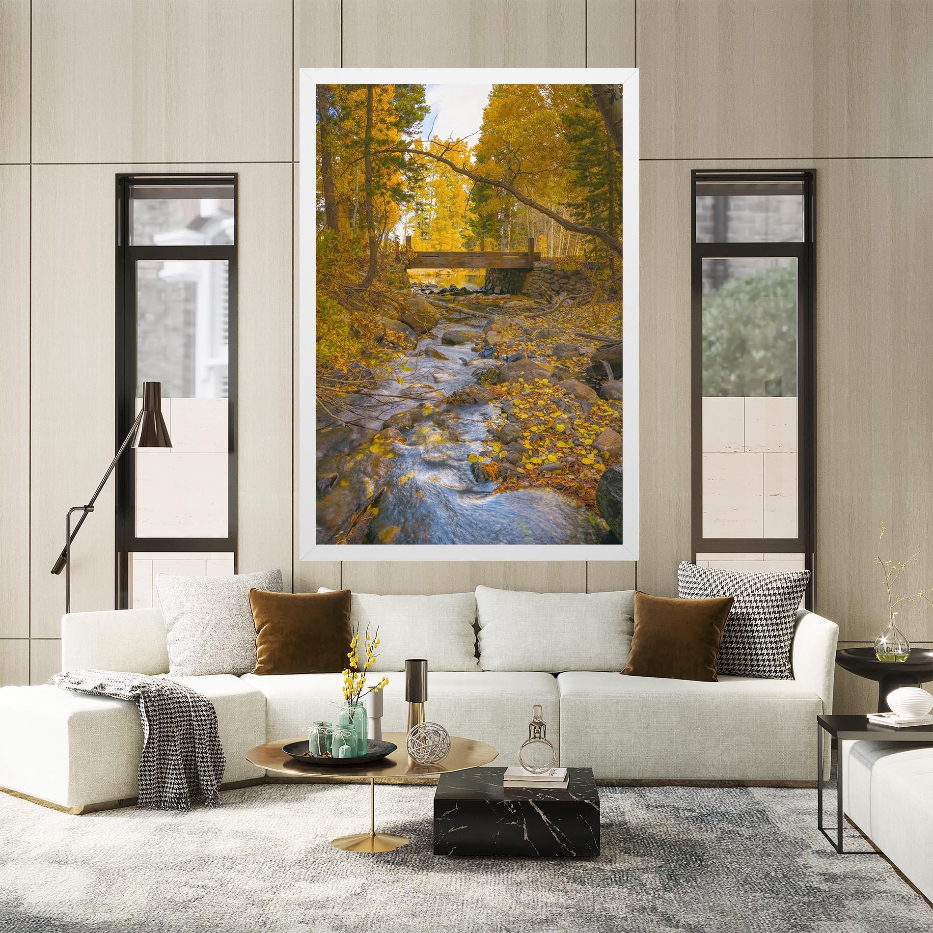 Картина на платно Yellow View Forest mockup 2