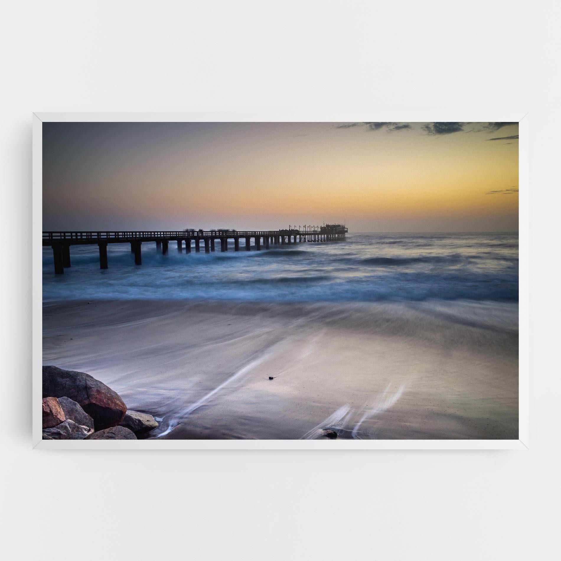 Картина на платно Empty Pretty Beach mockup 0