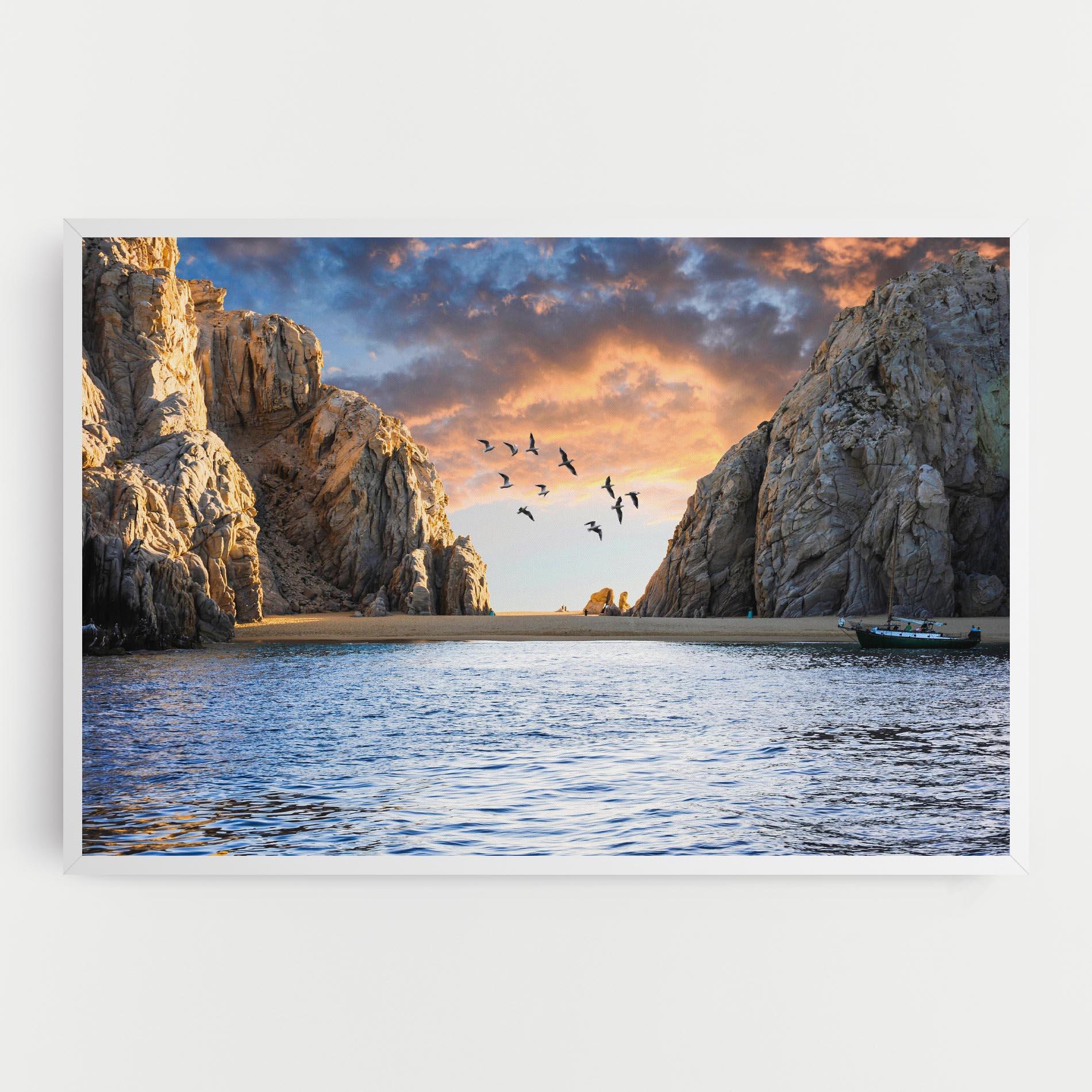 Картина на платно Lover S Beach mockup 0