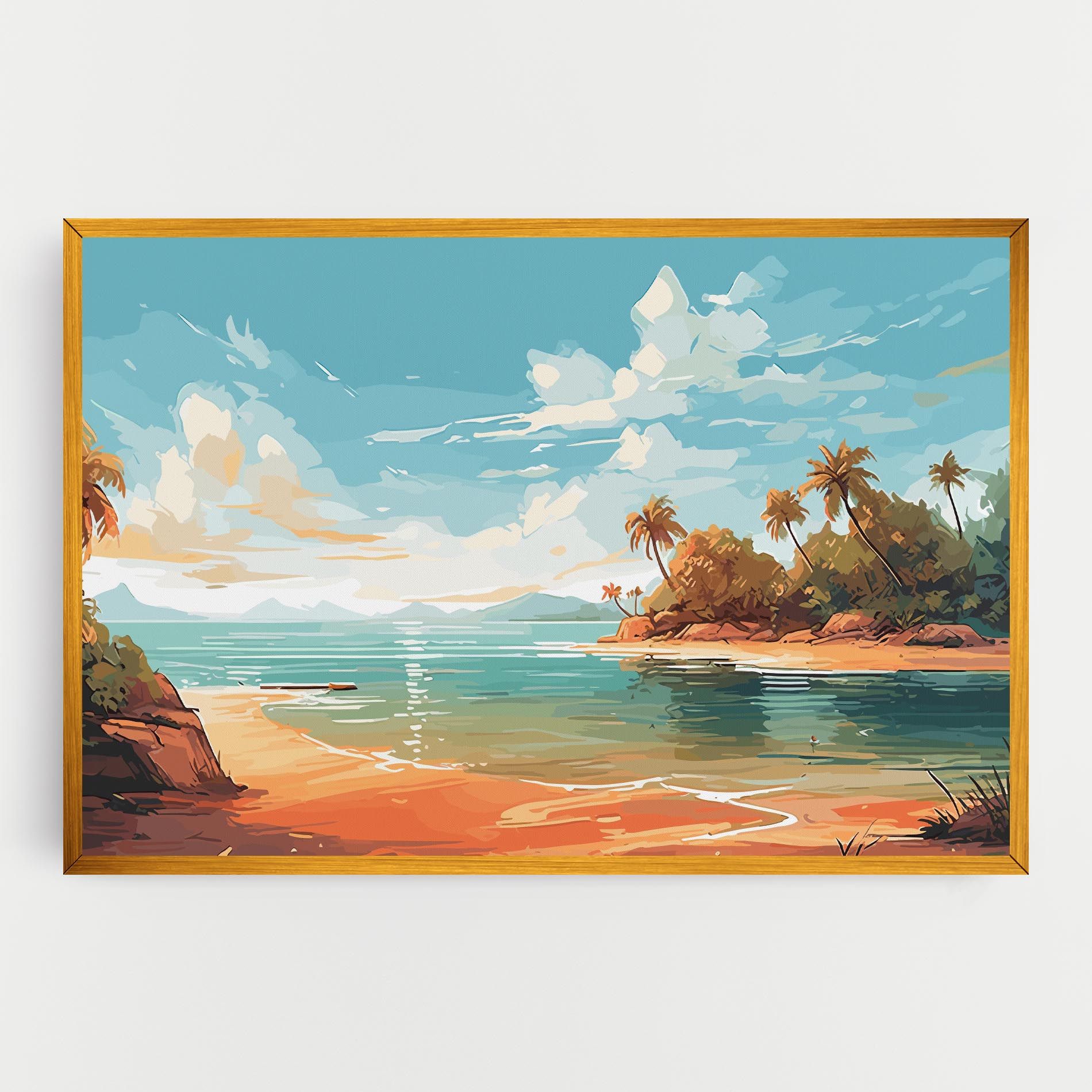 Blue Sky Beach mockup 0