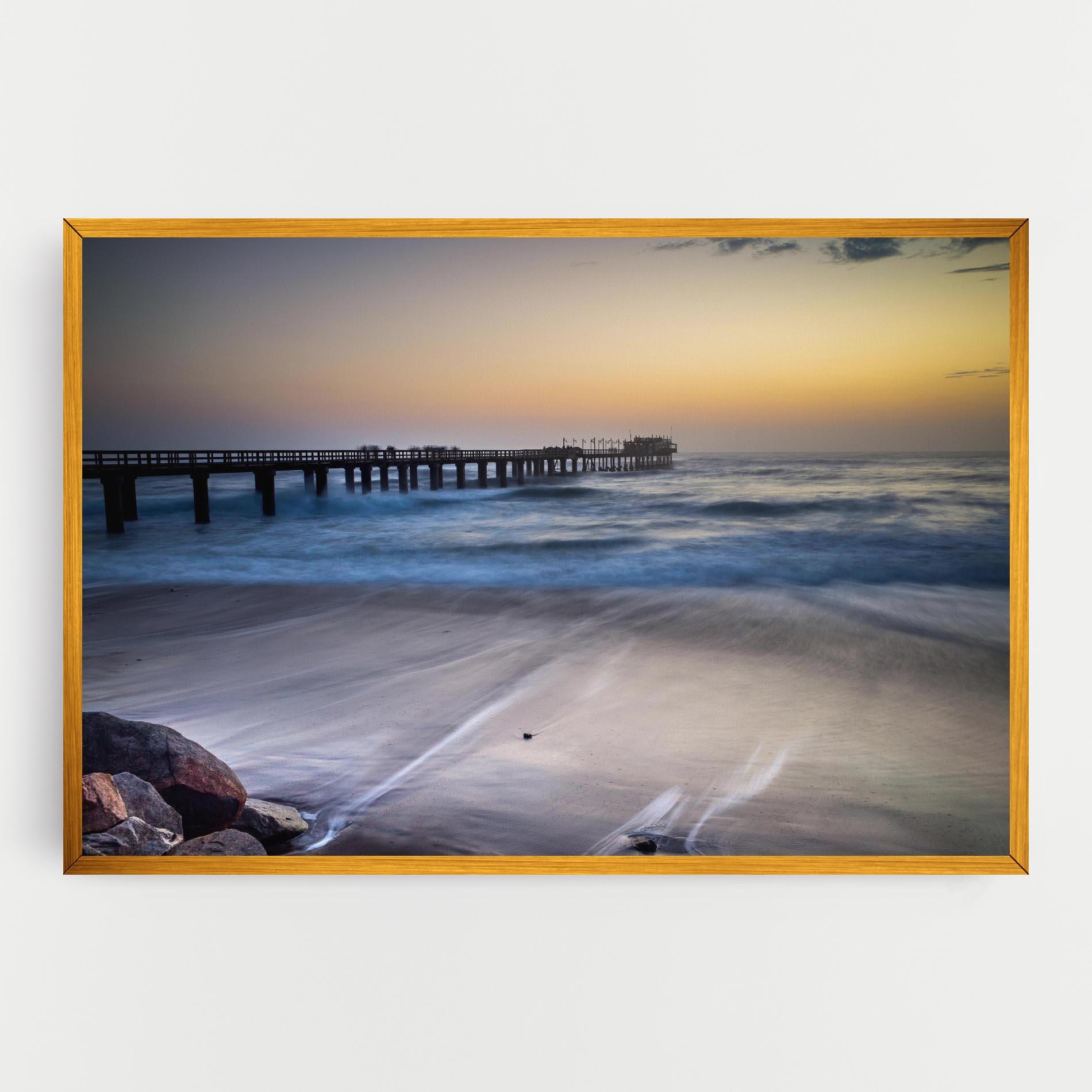 Картина на платно Empty Pretty Beach mockup 0