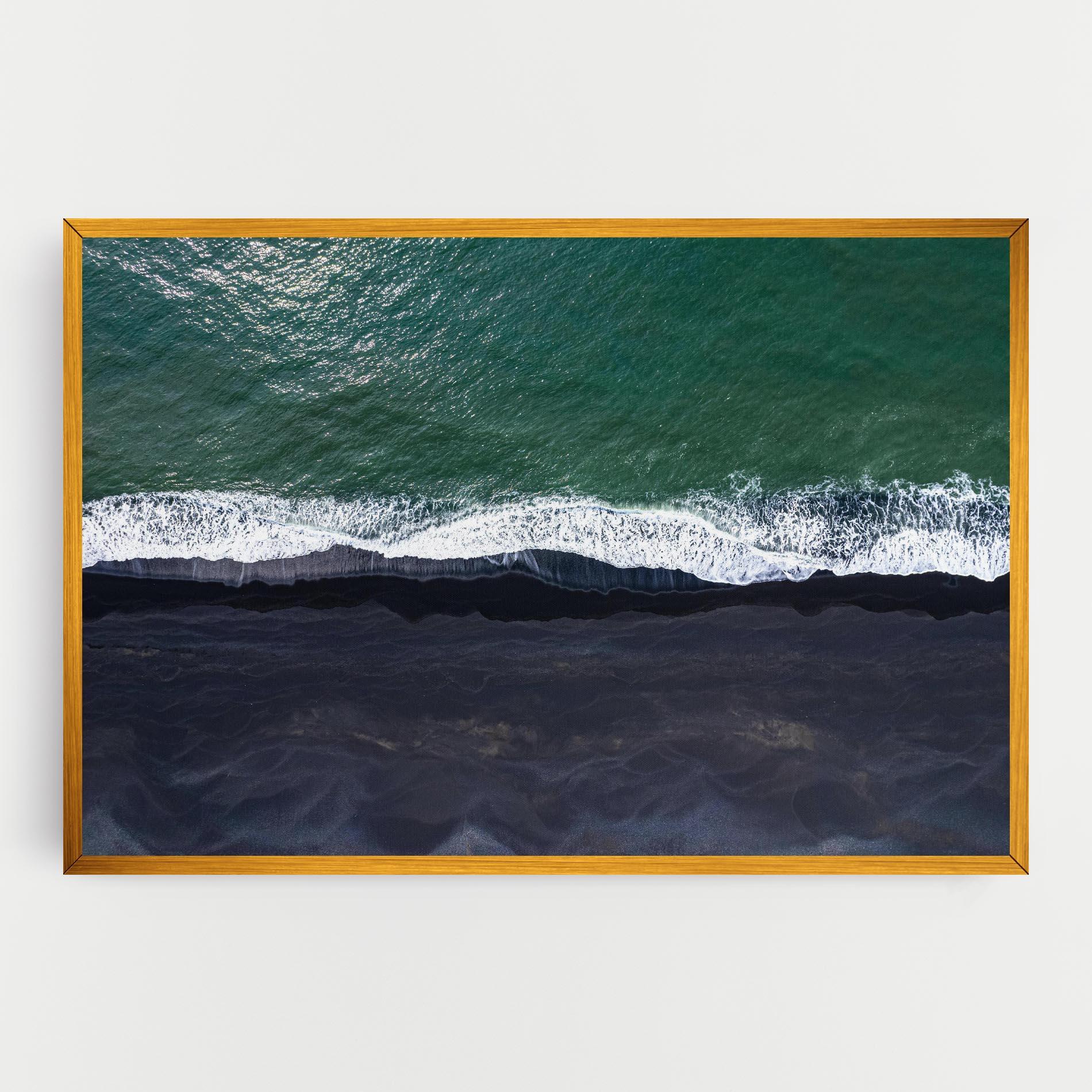 Картина на платно Green Blue Beach mockup 0