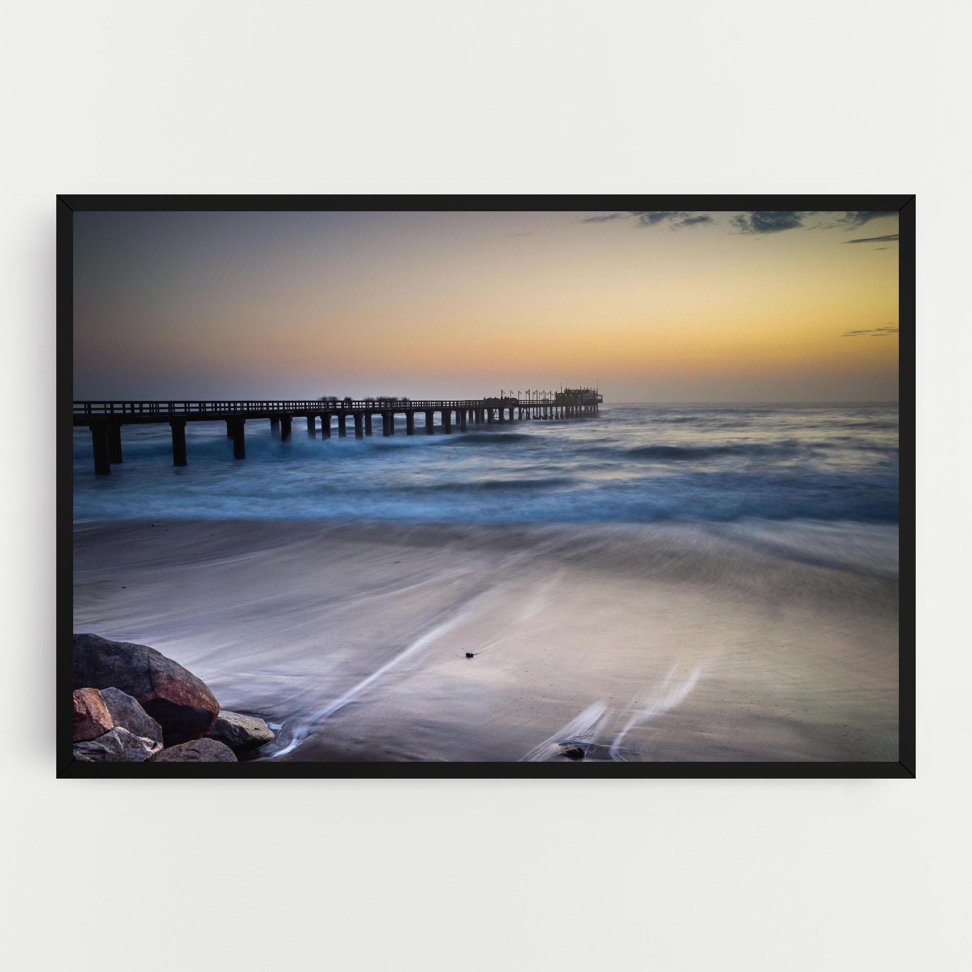 Картина на платно Empty Pretty Beach mockup 0