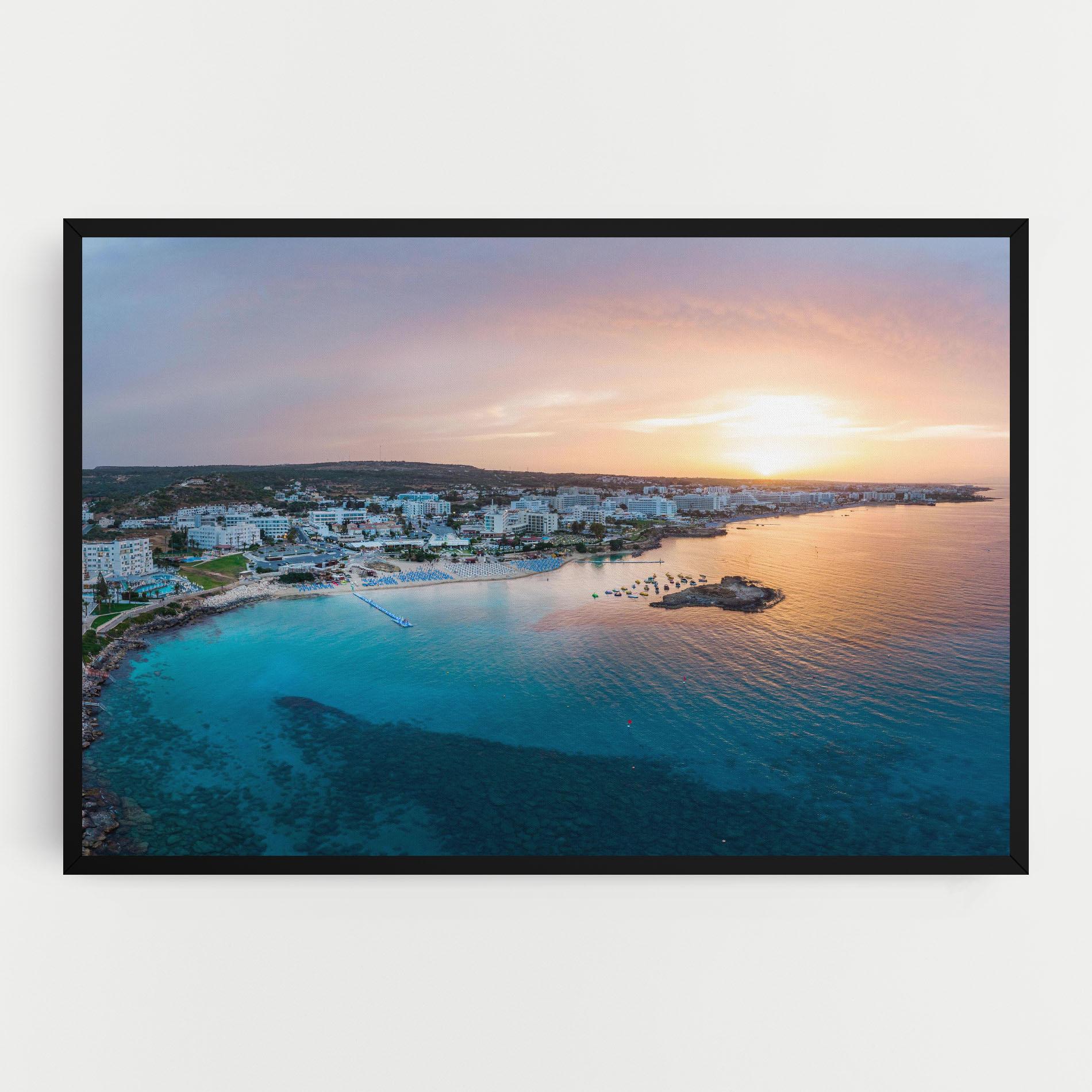 Картина на платно Protaras Cyprus mockup 0