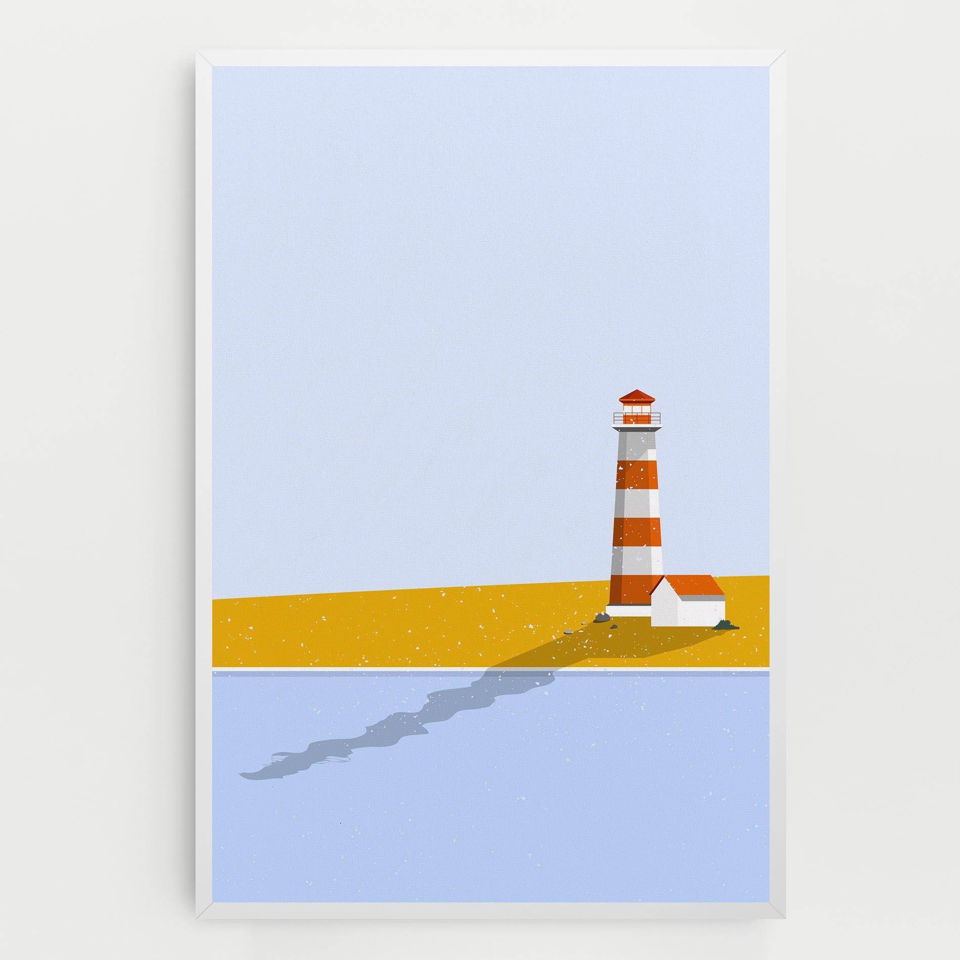 Картина на платно Beach Tower mockup 0