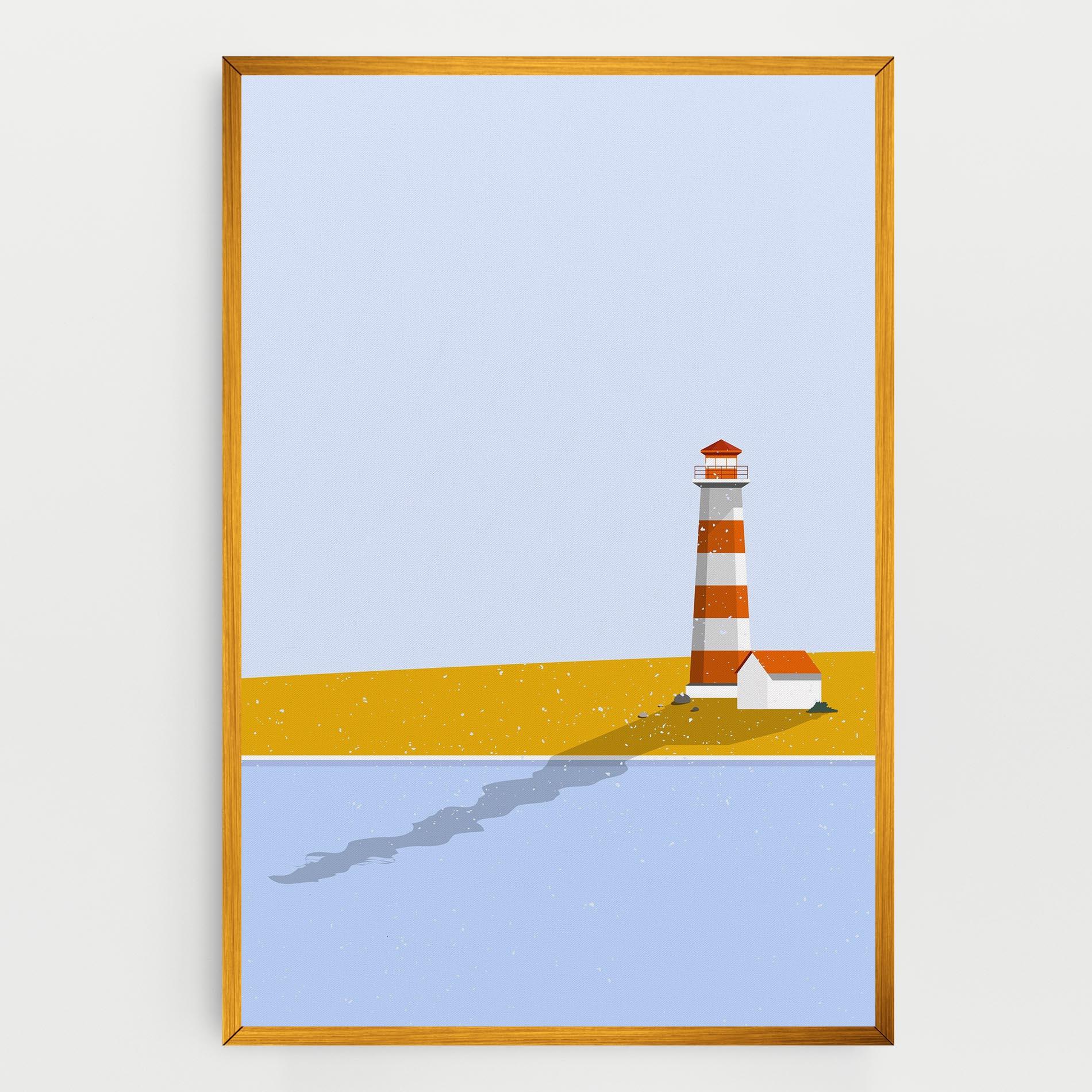 Картина на платно Beach Tower mockup 0