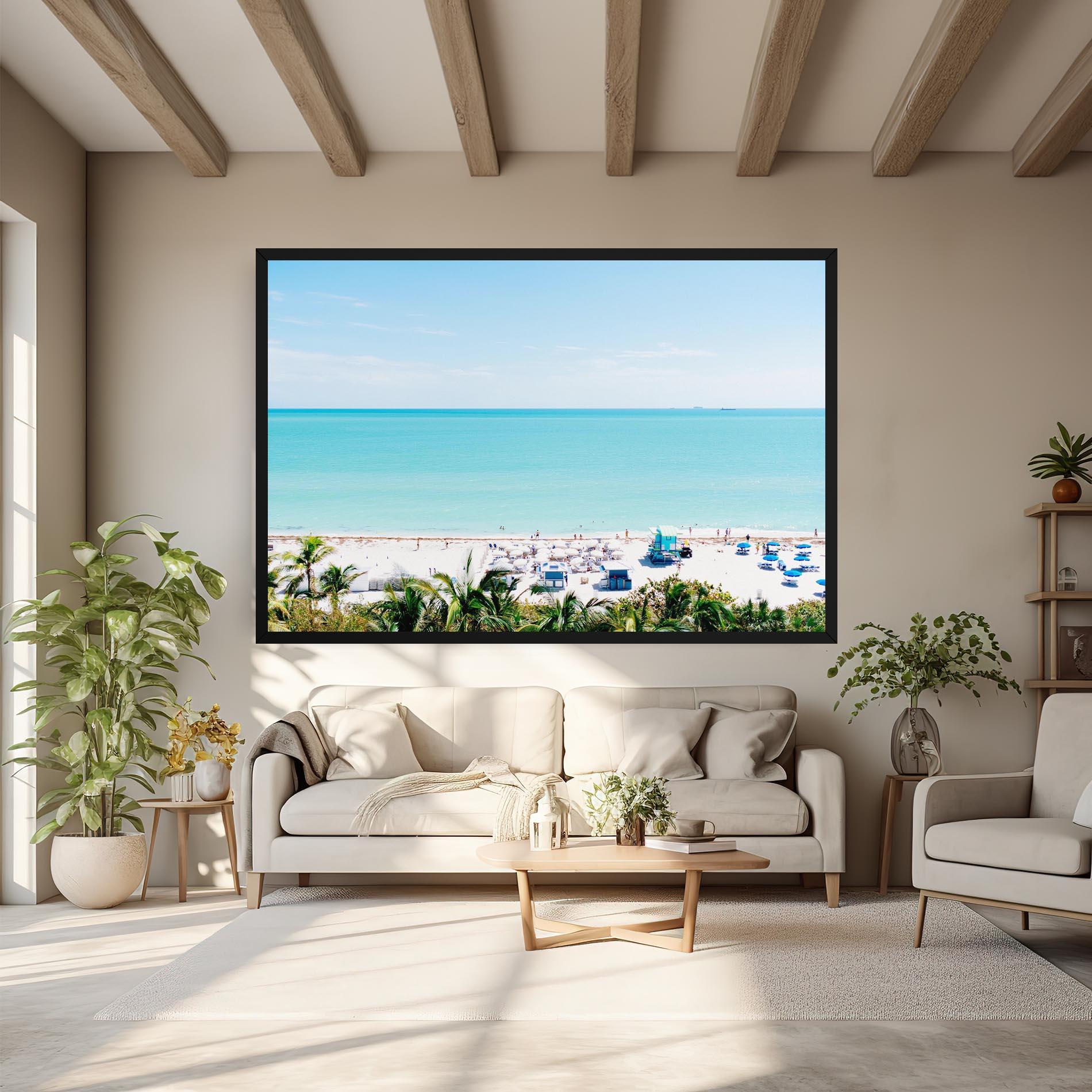 Картина на платно Blue Clear Water mockup 6