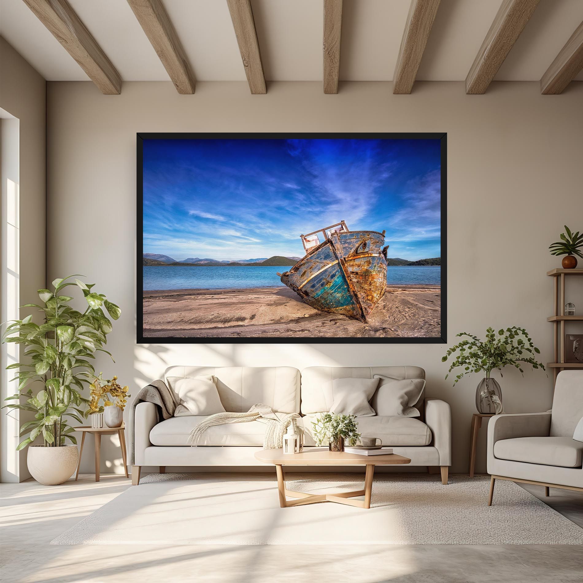 Boat Blue Sky mockup 6