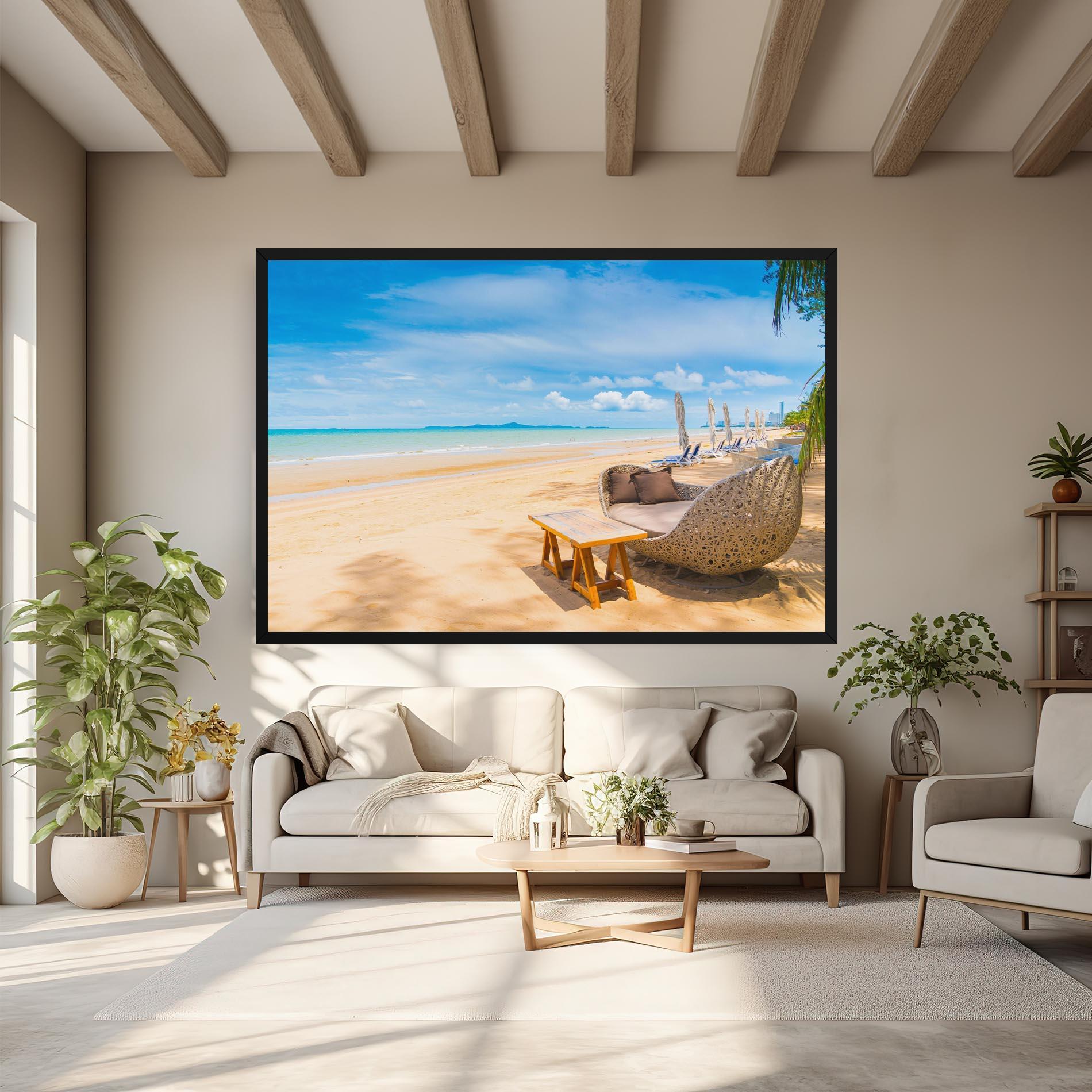 Картина на платно Dinning Blue Sky mockup 6