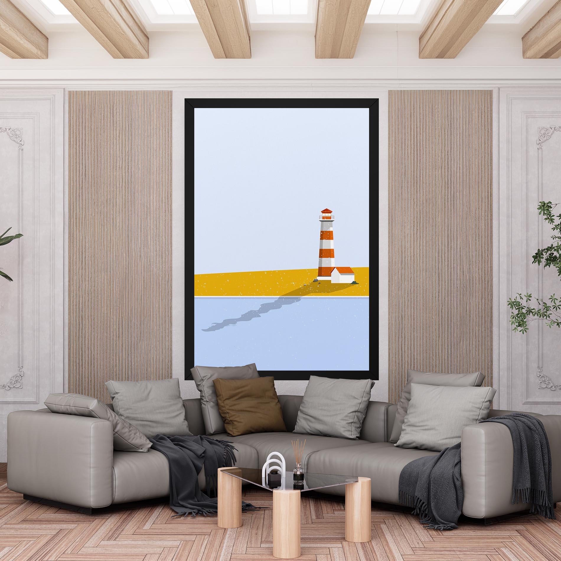 Картина на платно Beach Tower mockup 6