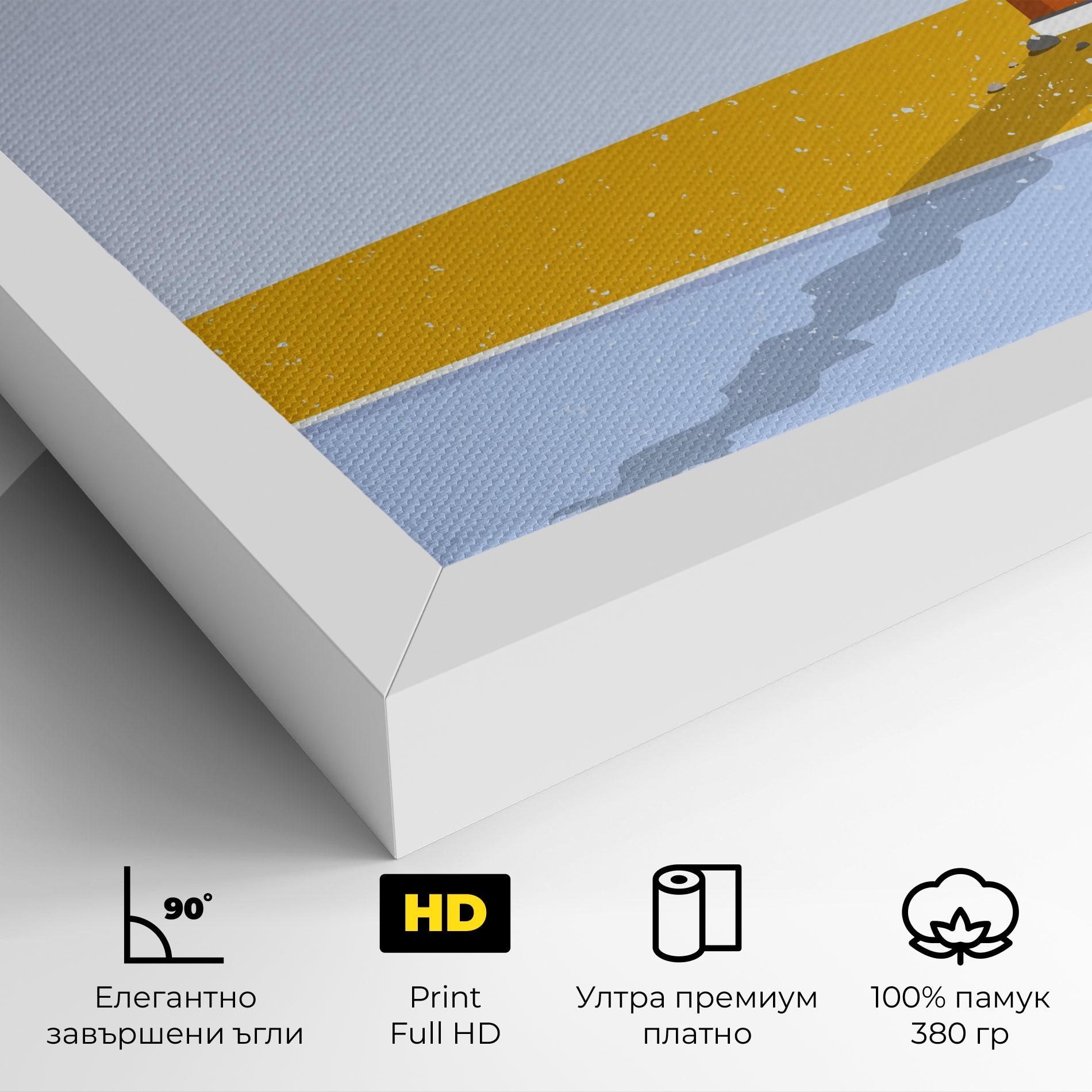 Картина на платно Beach Tower mockup 4