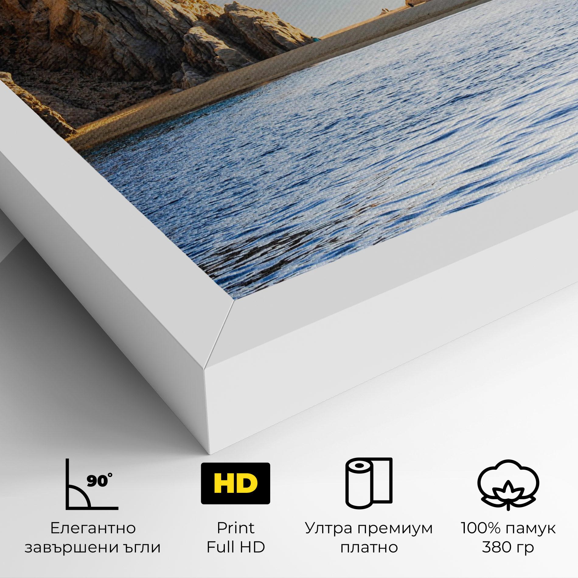 Картина на платно Lover S Beach mockup 4