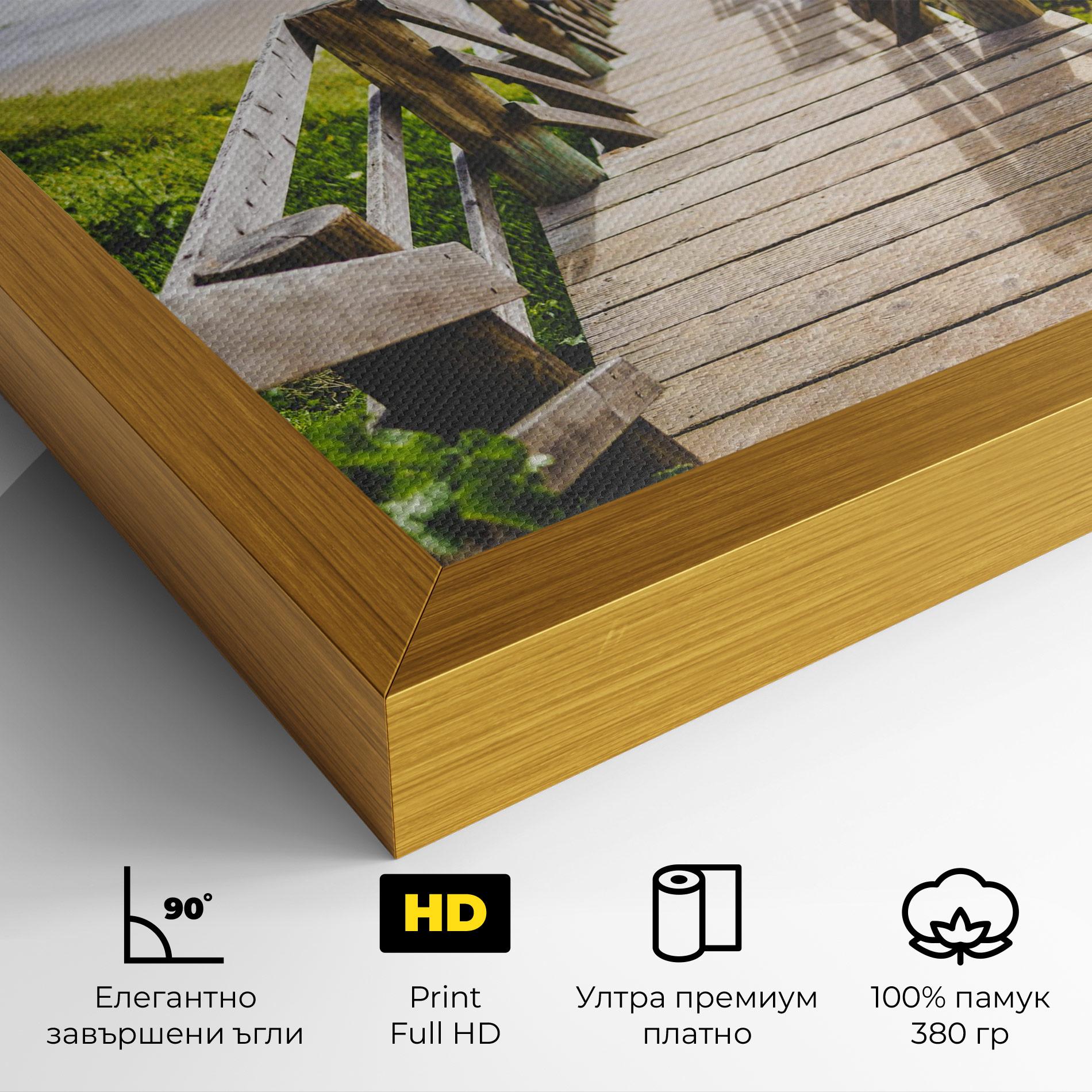 Картина на платно Beach Road mockup 4