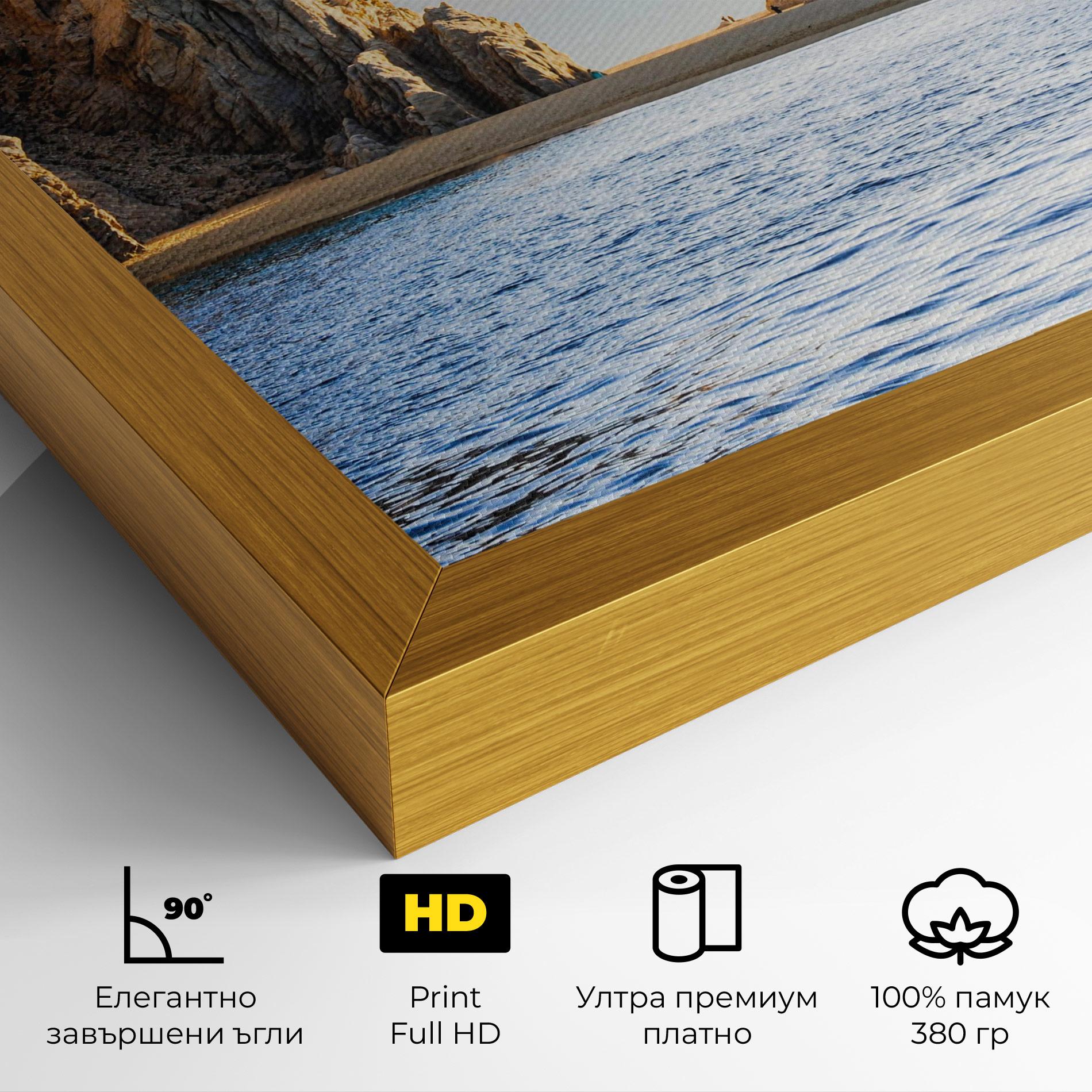 Картина на платно Lover S Beach mockup 4