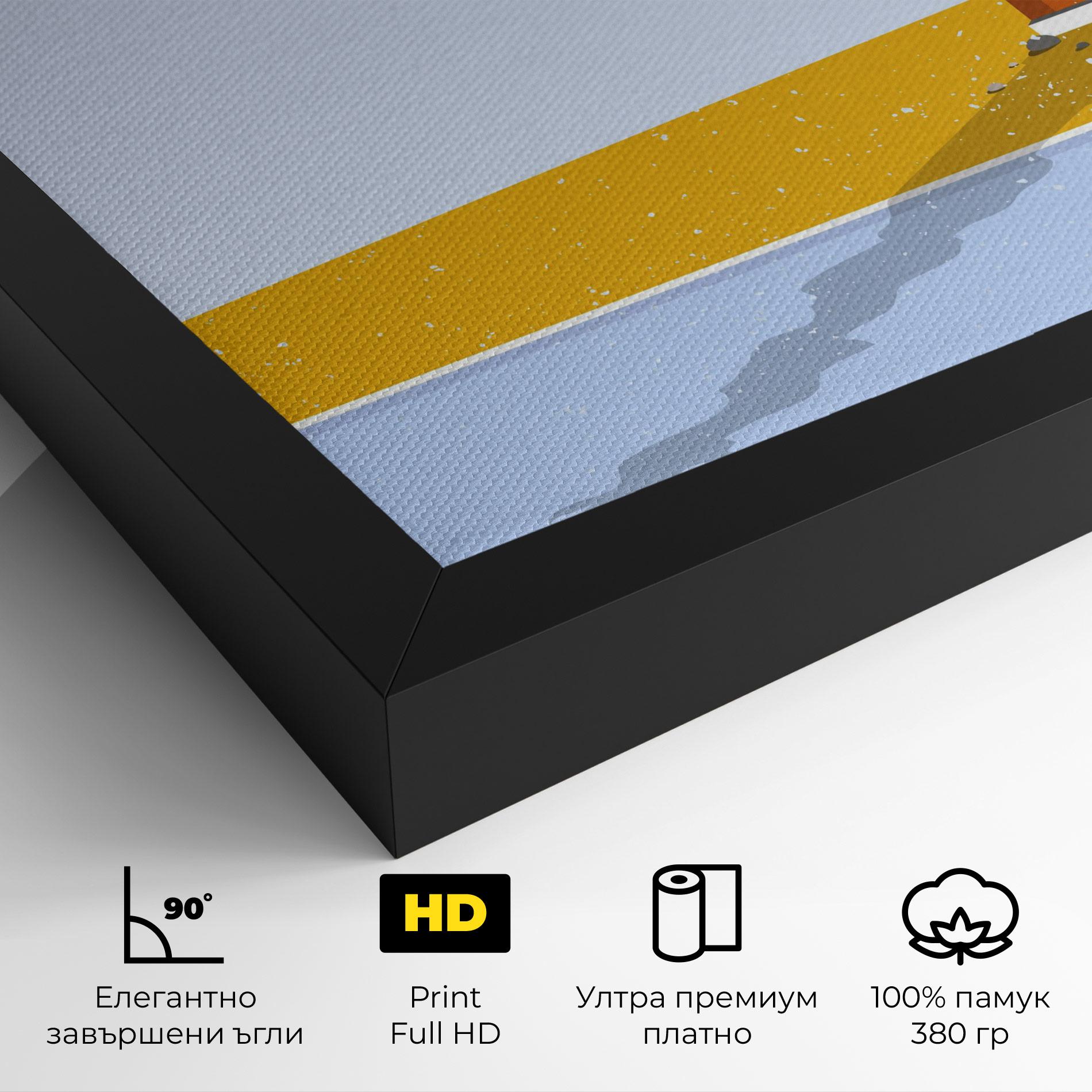 Картина на платно Beach Tower mockup 4