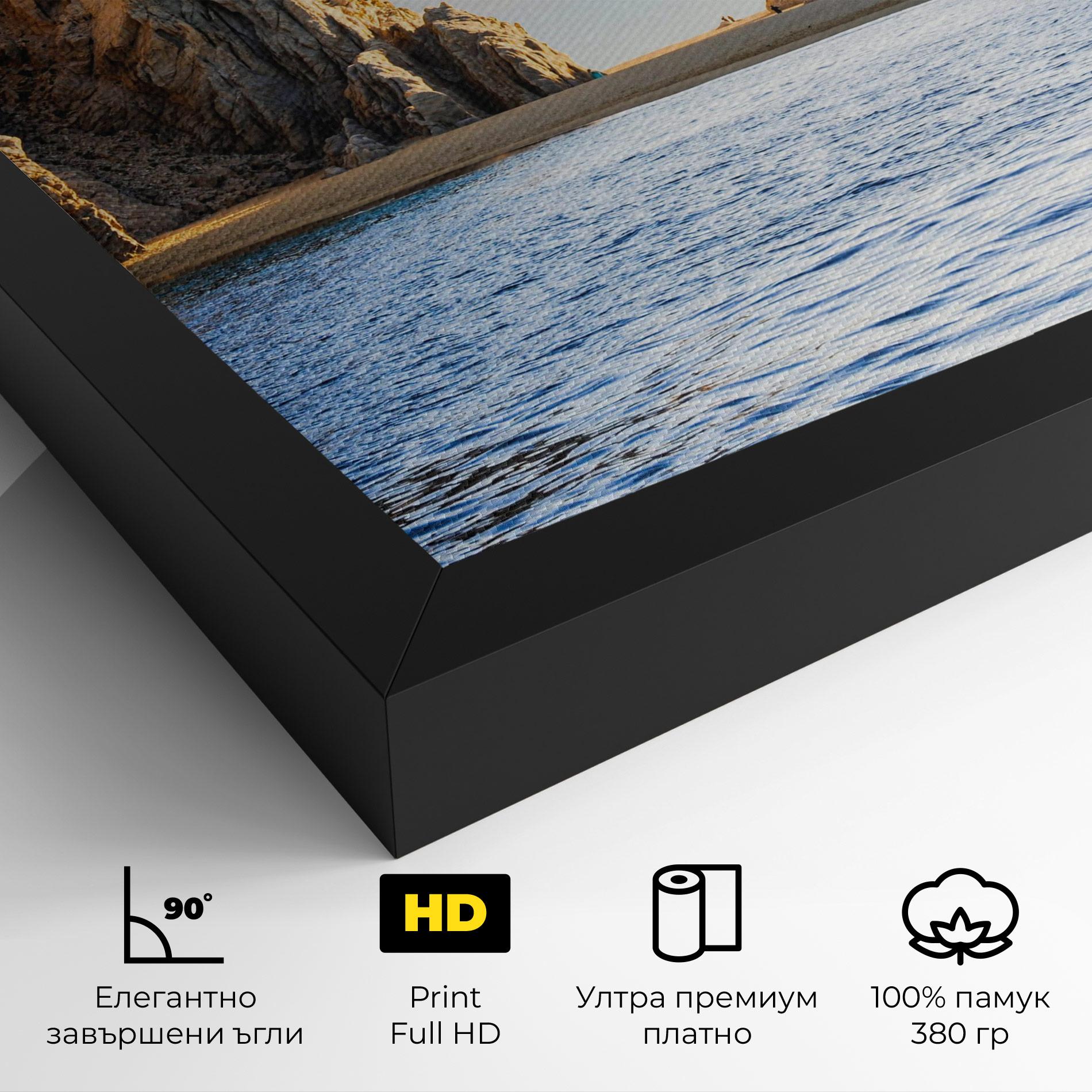Картина на платно Lover S Beach mockup 4