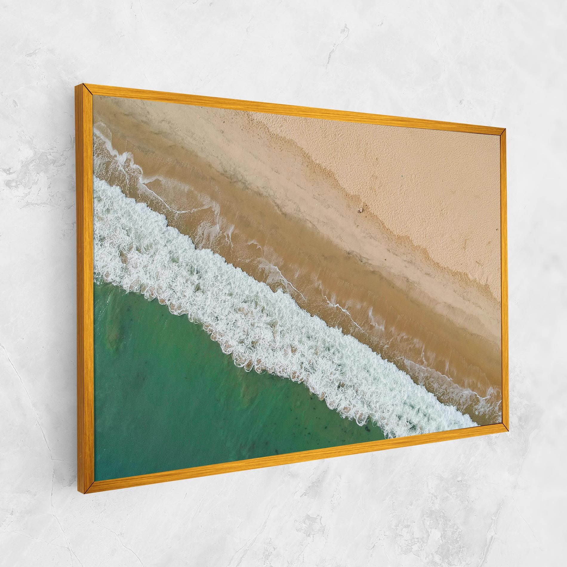 Cream Green Waves mockup 1
