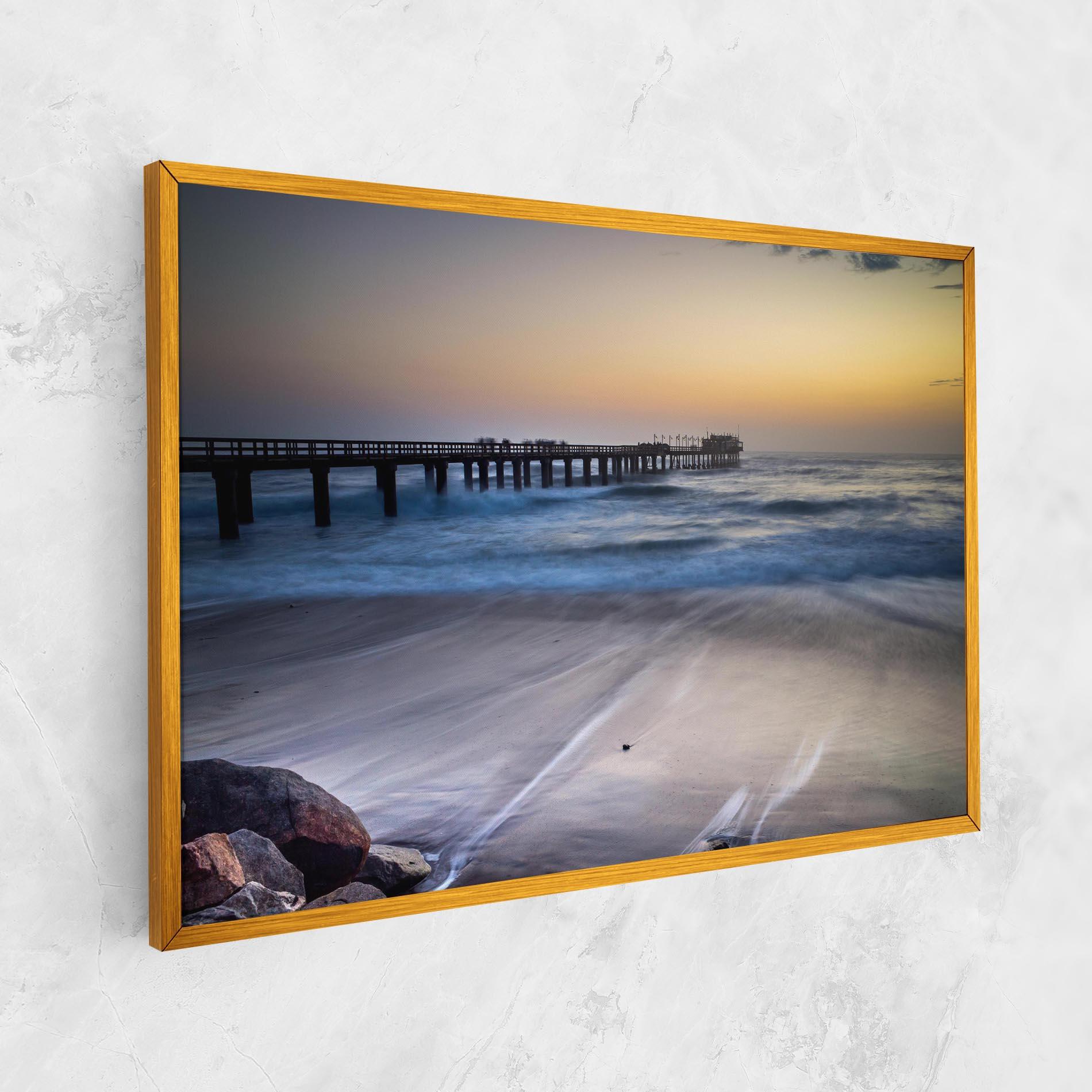 Картина на платно Empty Pretty Beach mockup 1