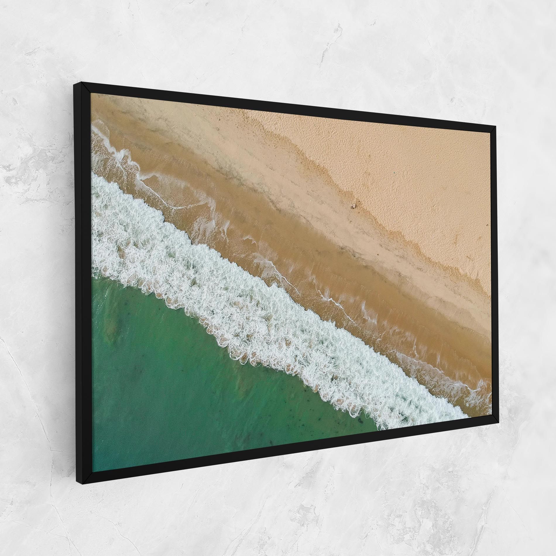 Cream Green Waves mockup 1