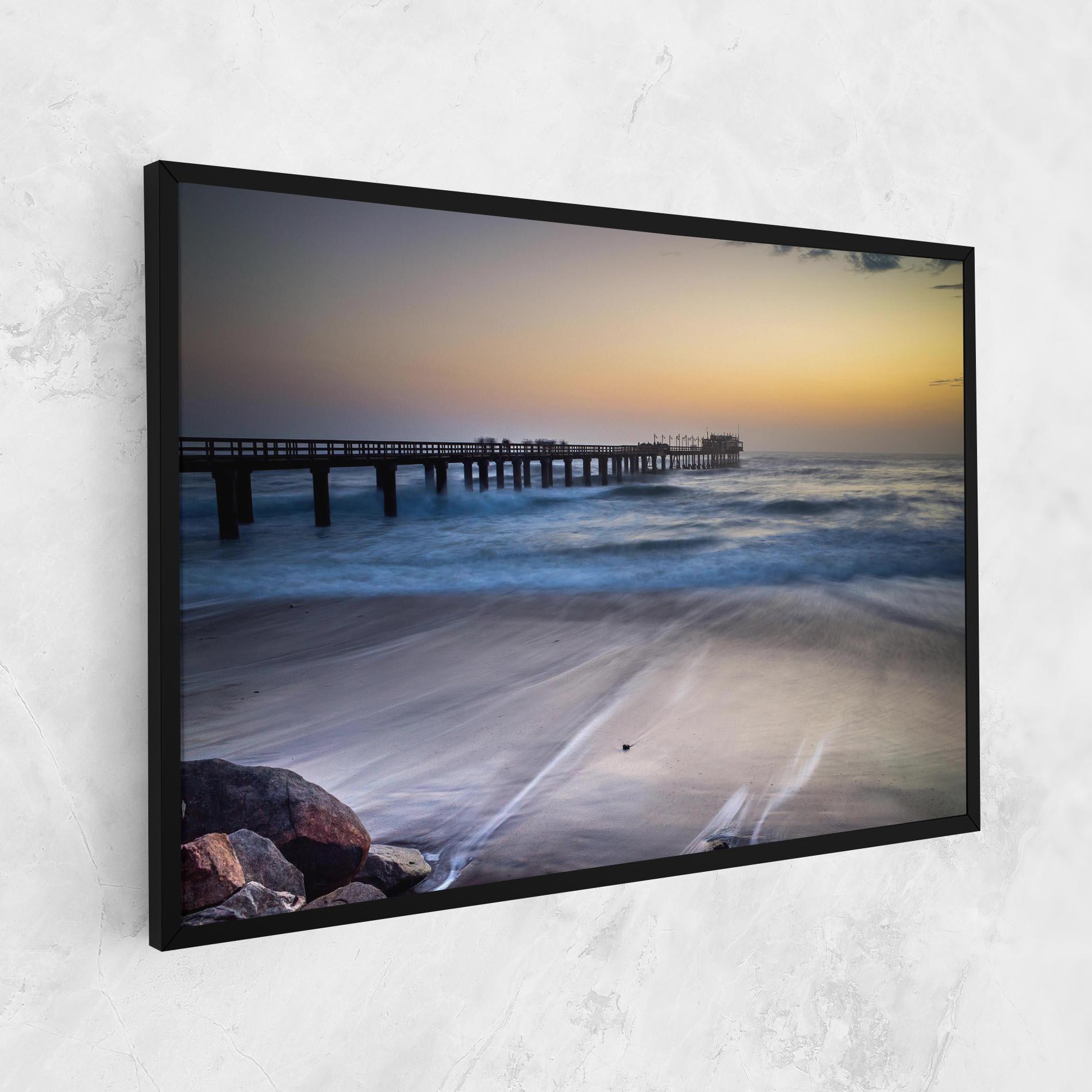 Картина на платно Empty Pretty Beach mockup 1