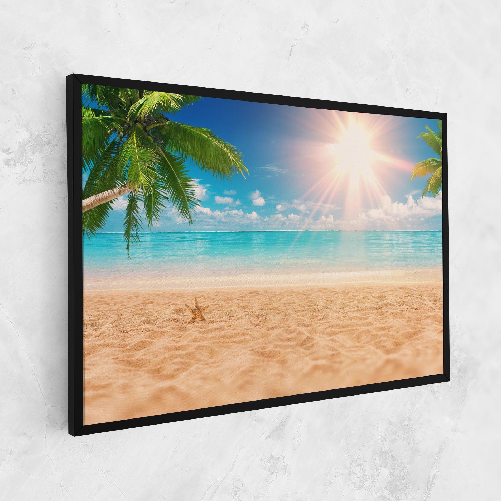 Картина на платно Exotic Beach Ocean mockup 1