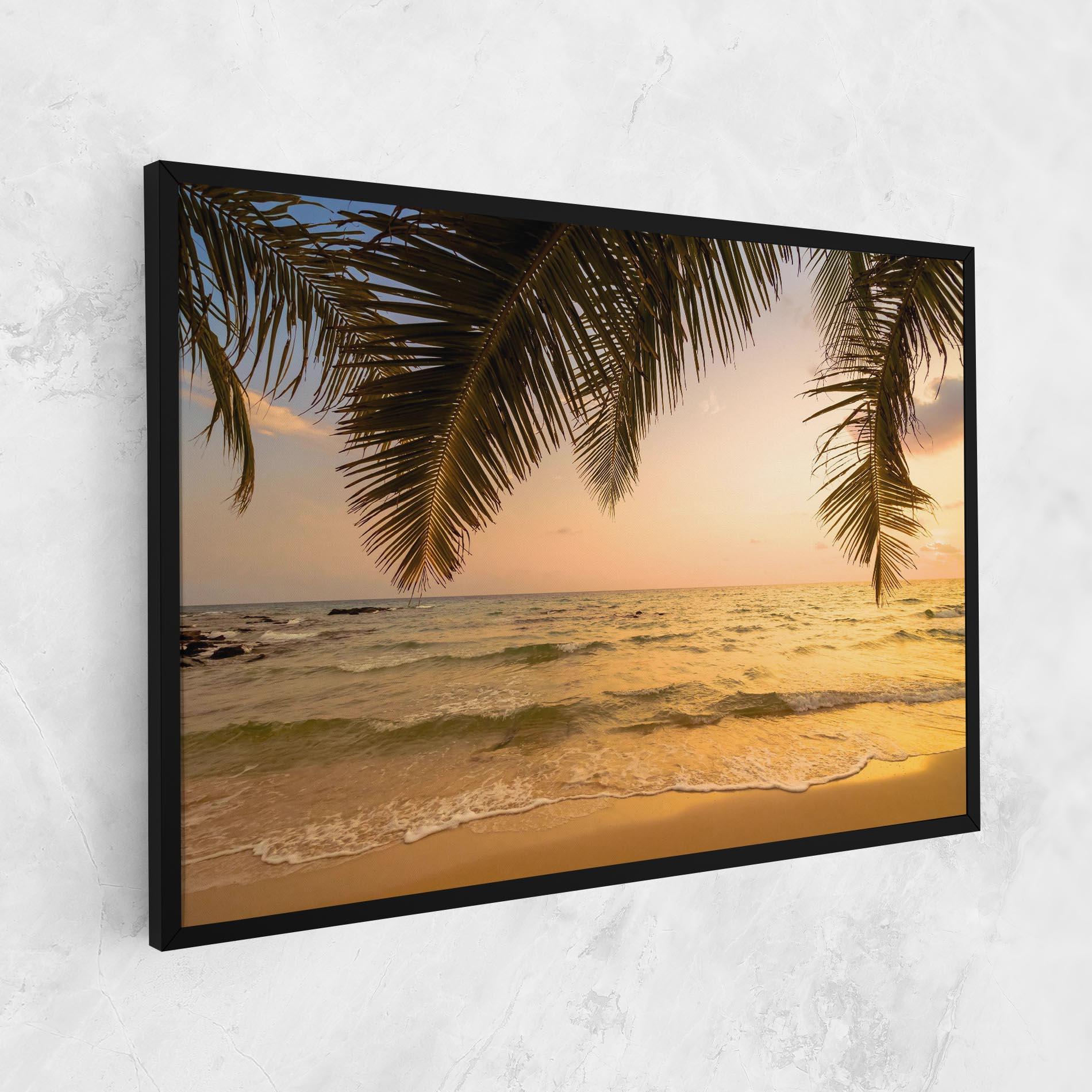 Картина на платно Paradise Island mockup 1