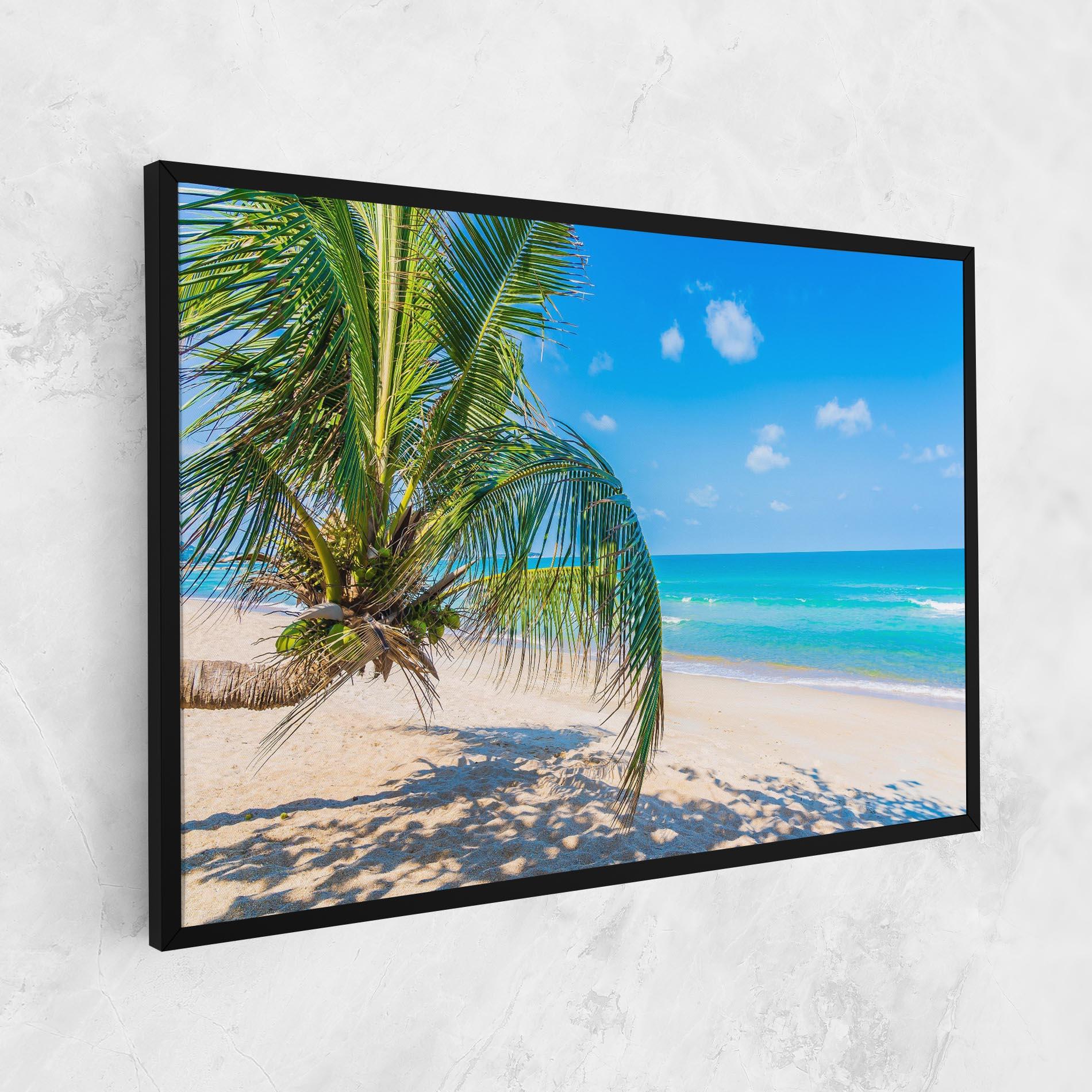 Картина на платно Tropical Beach View mockup 1