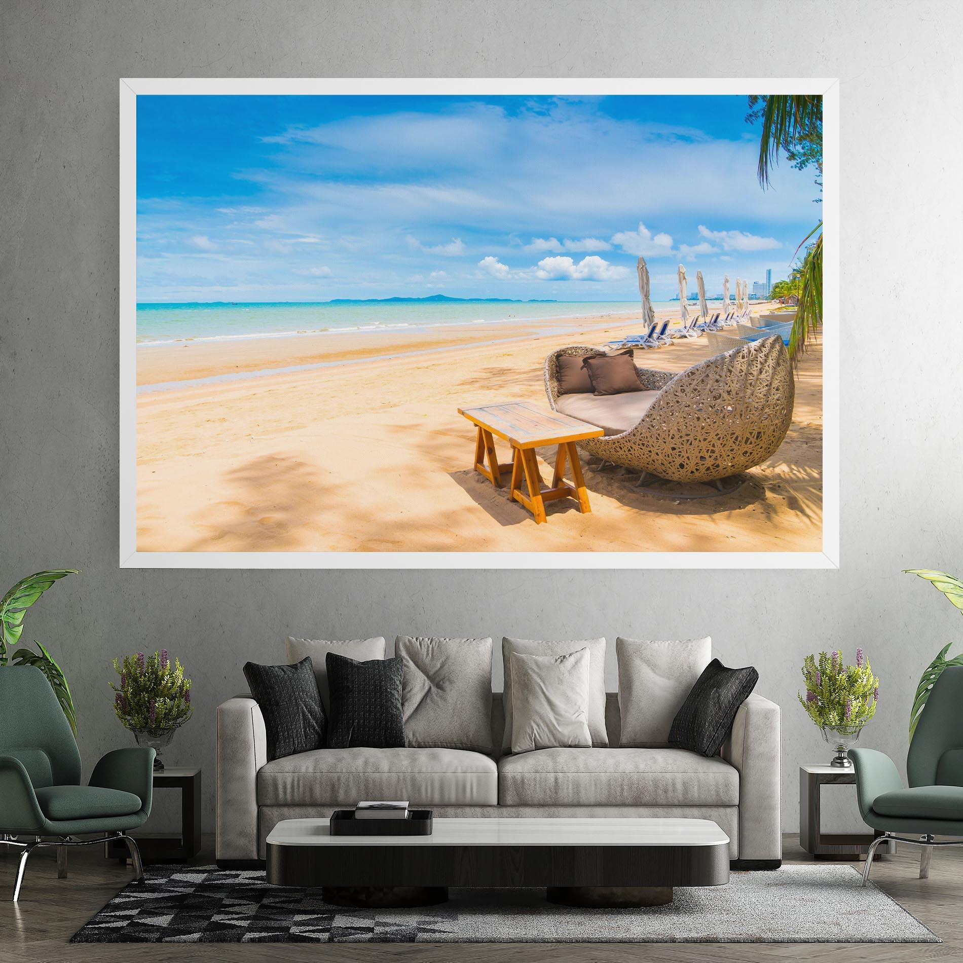 Картина на платно Dinning Blue Sky mockup 7