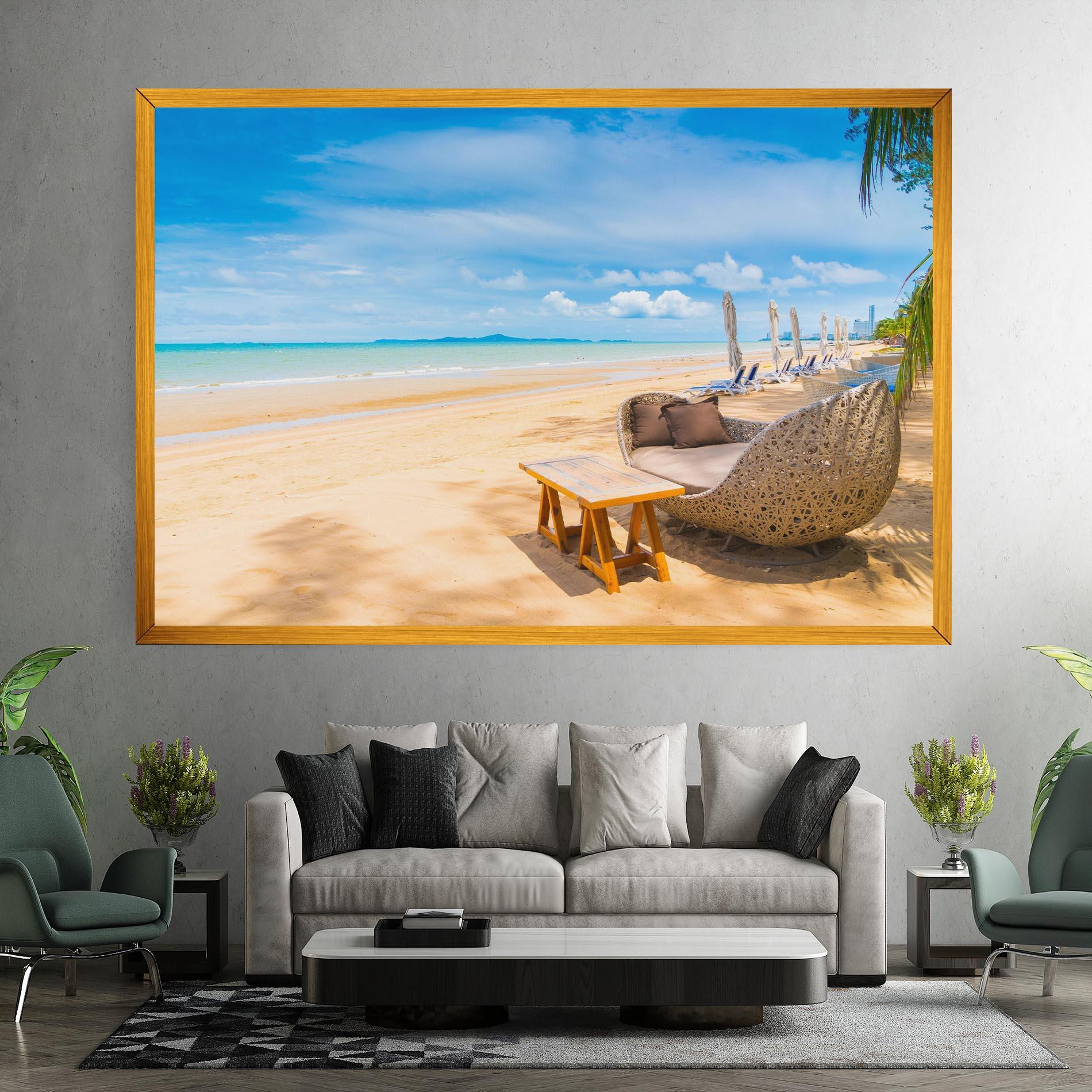 Картина на платно Dinning Blue Sky mockup 7