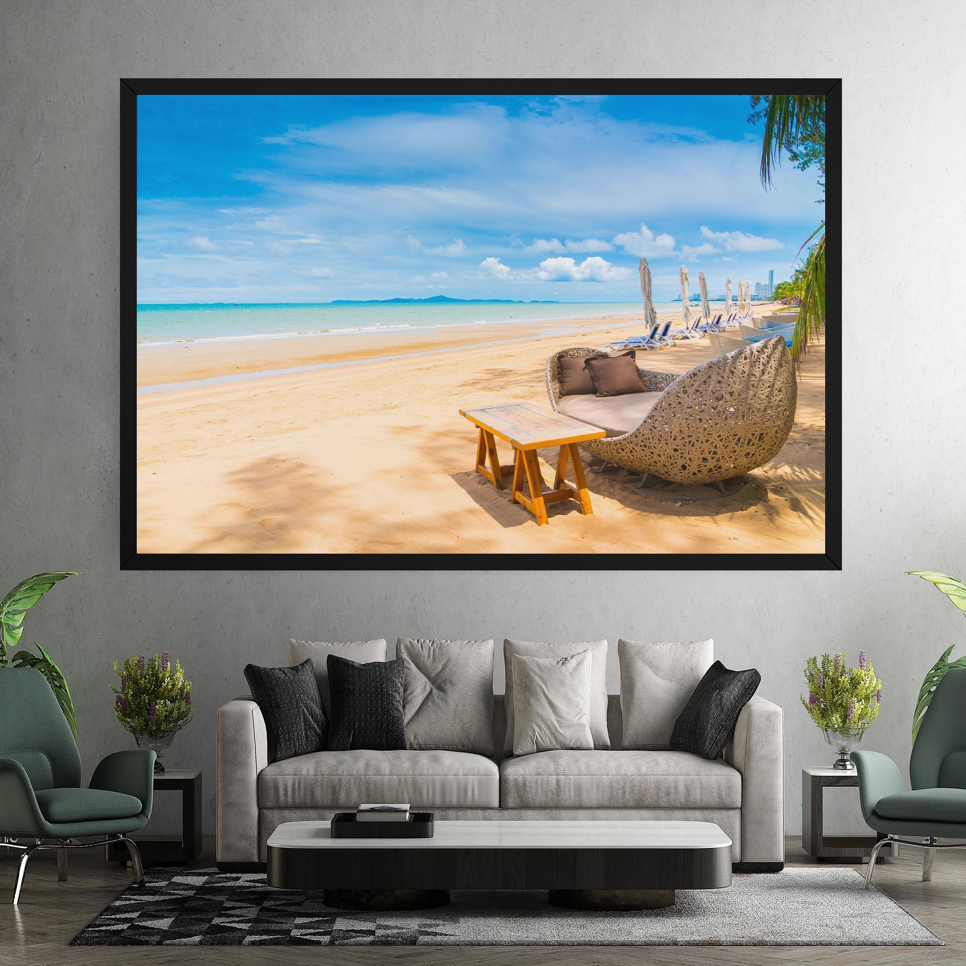 Картина на платно Dinning Blue Sky mockup 7