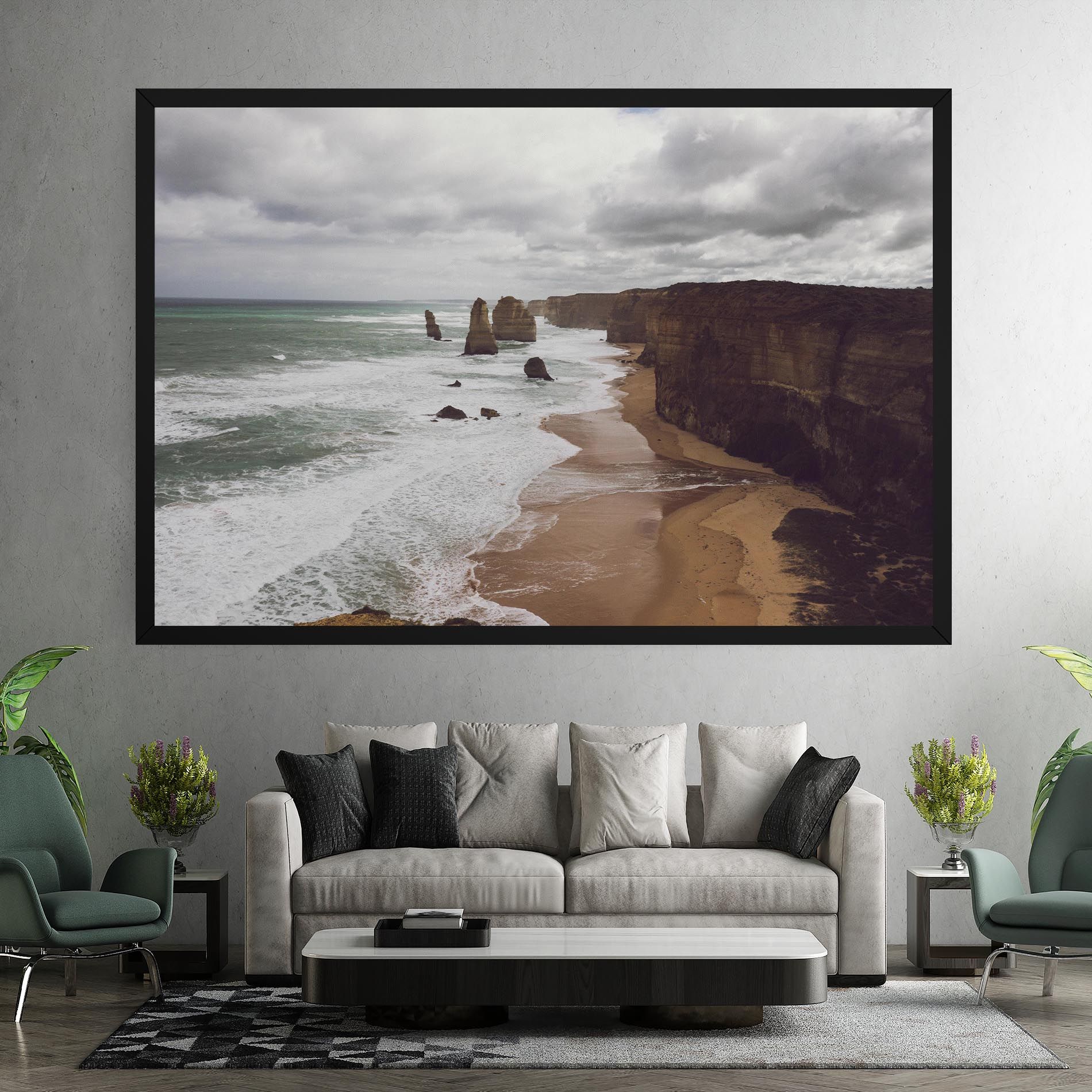 Grey Clouds Beach mockup 7