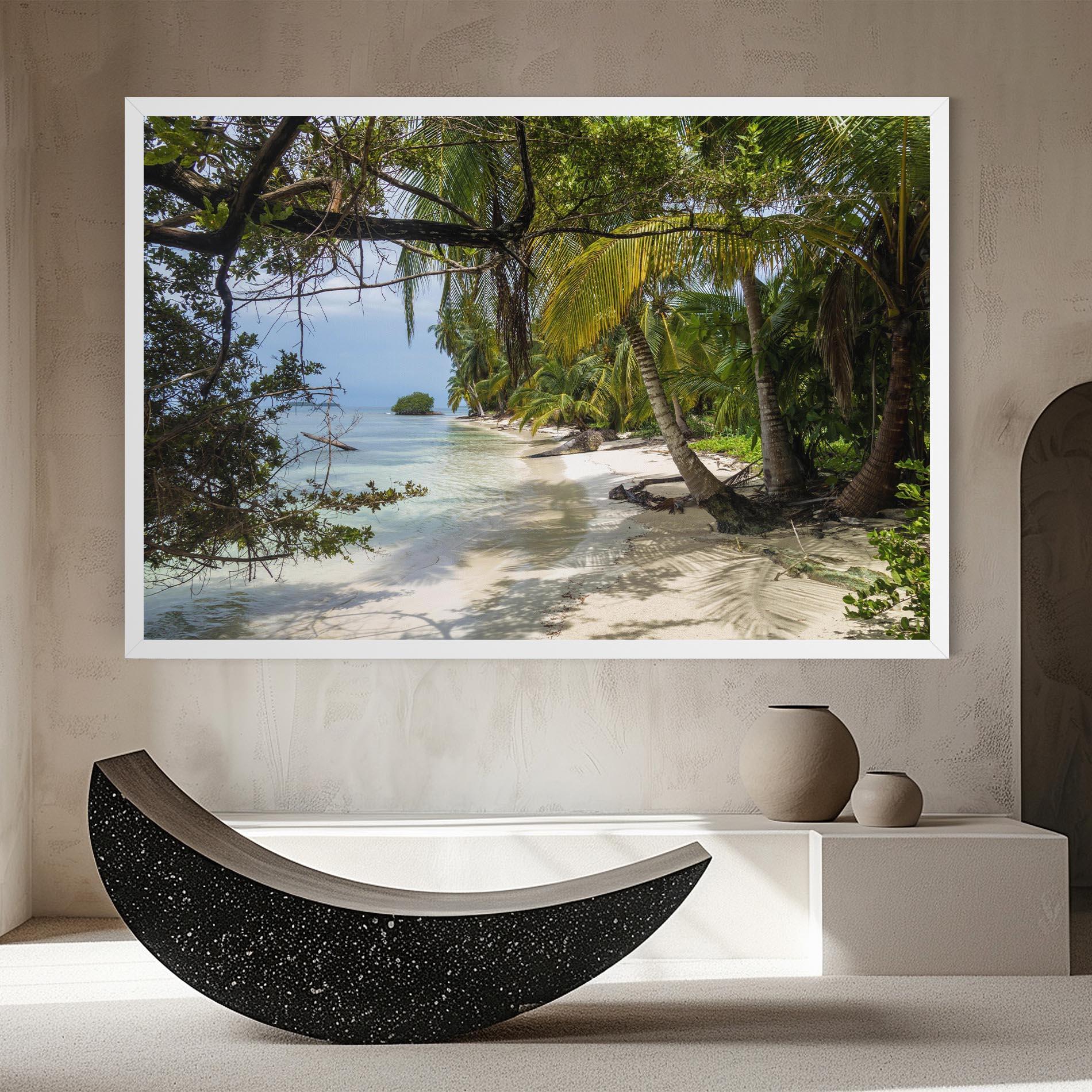 Картина на платно Island Beach mockup 8