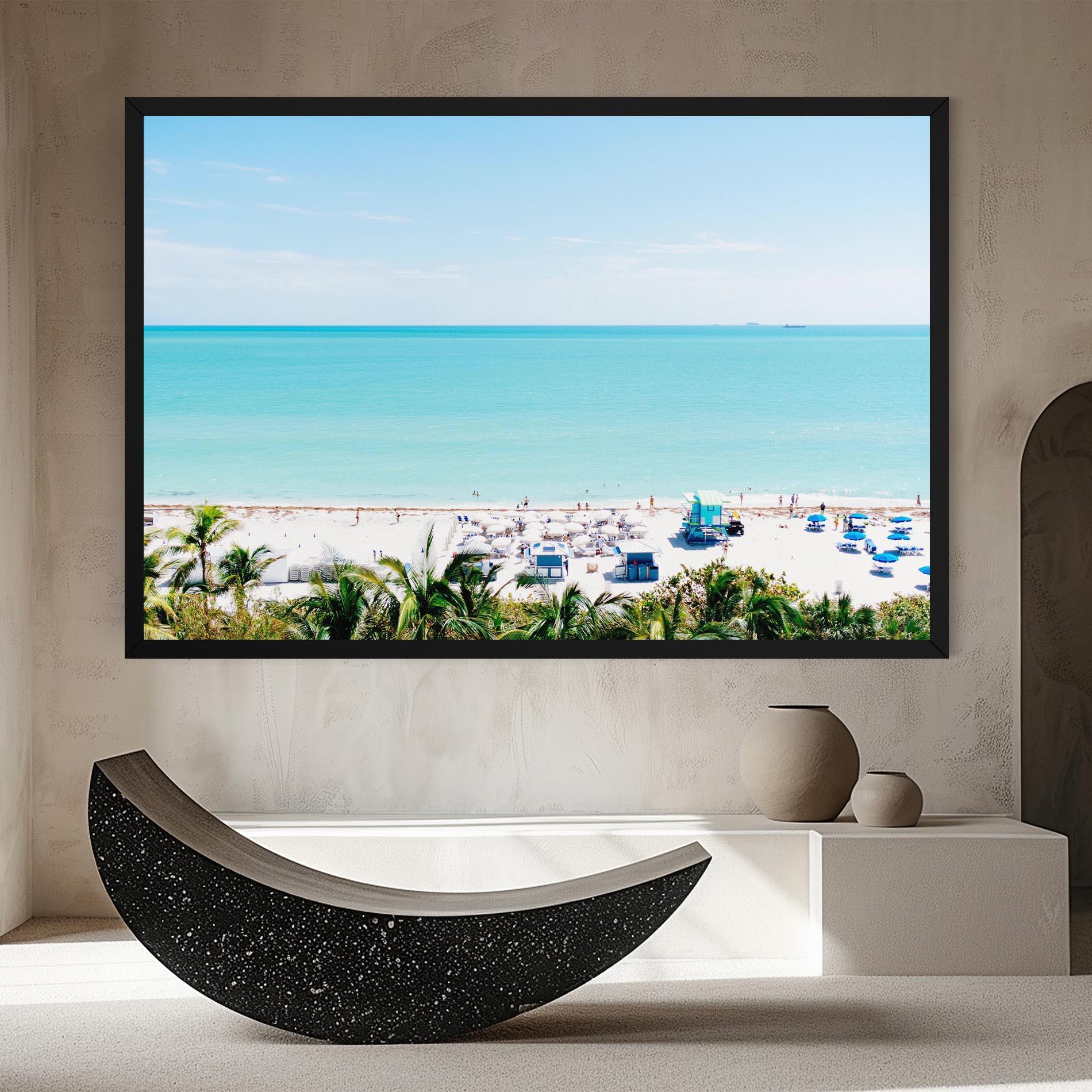 Картина на платно Blue Clear Water mockup 8