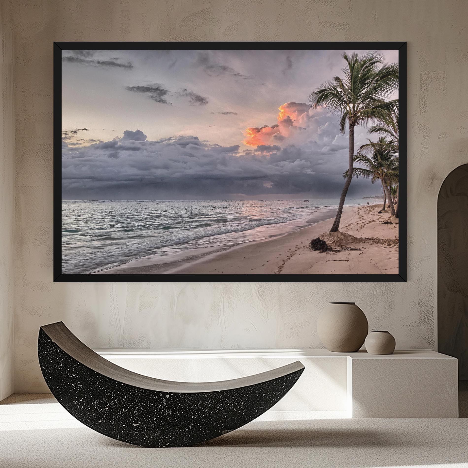 Cloudy Beach mockup 8