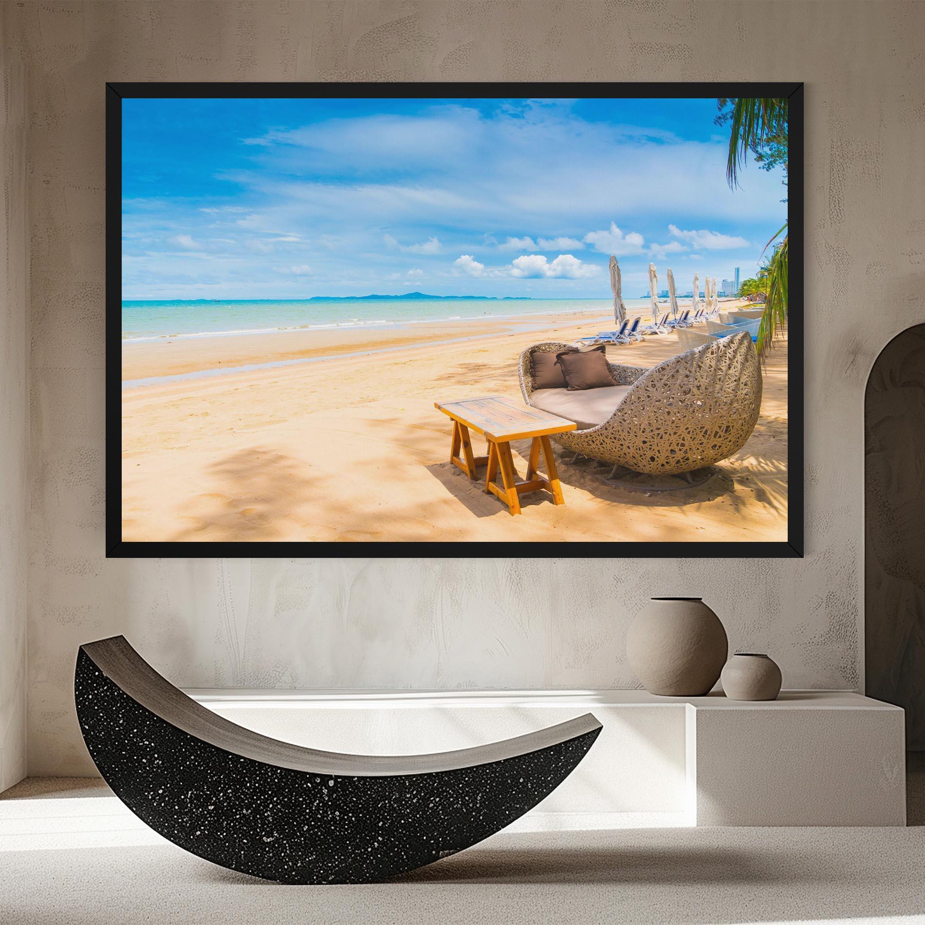 Картина на платно Dinning Blue Sky mockup 8