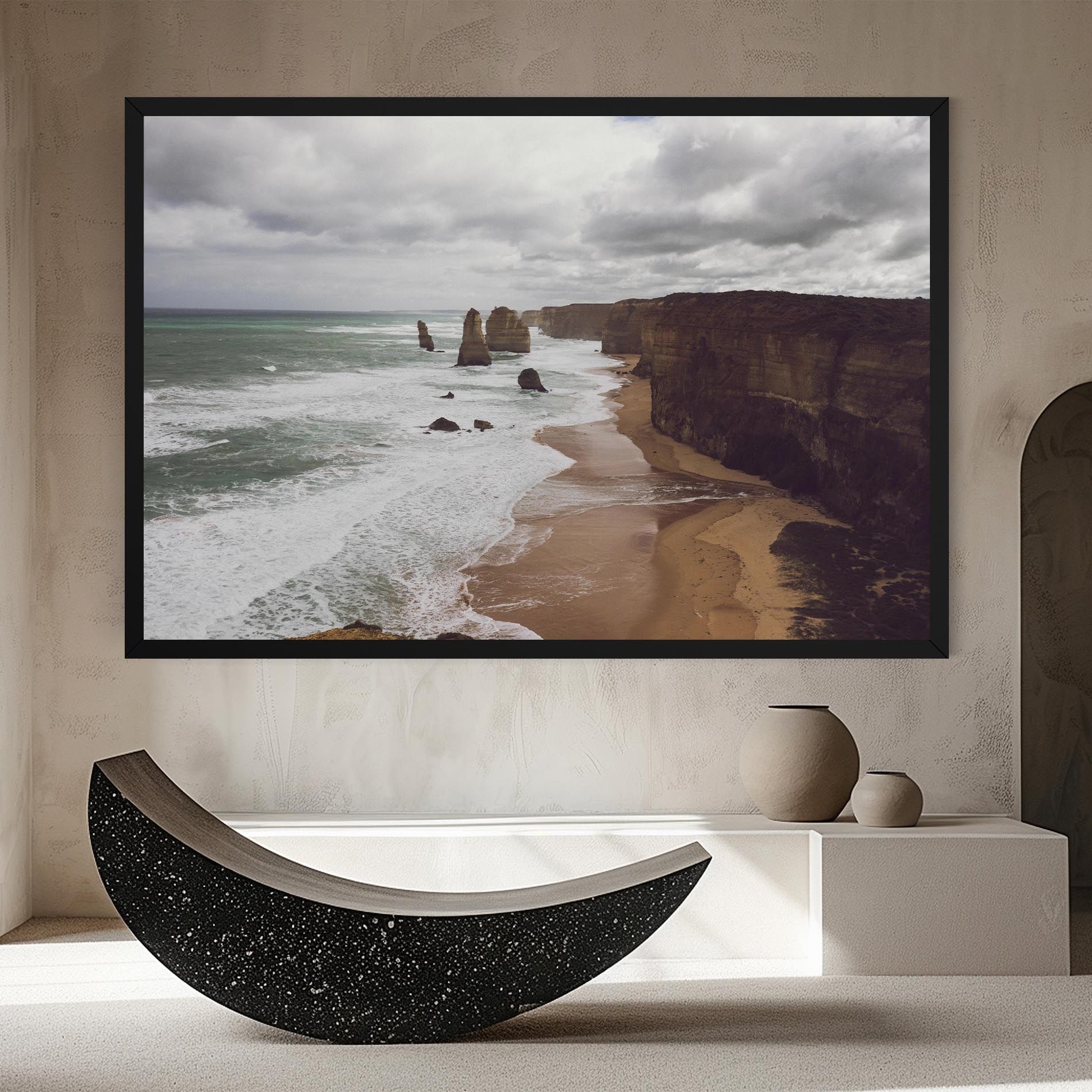 Grey Clouds Beach mockup 8