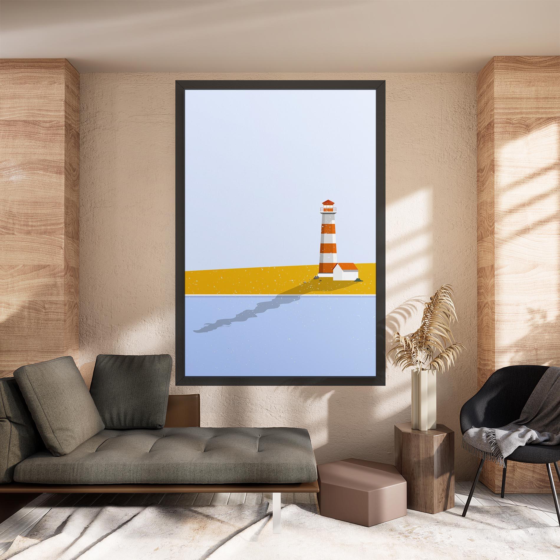 Картина на платно Beach Tower mockup 8