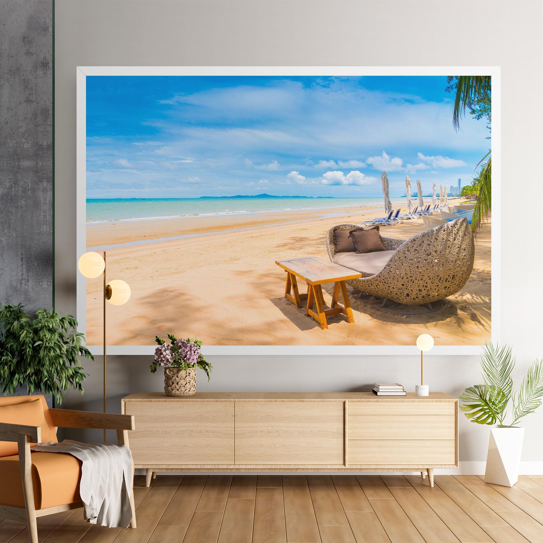 Картина на платно Dinning Blue Sky mockup 9