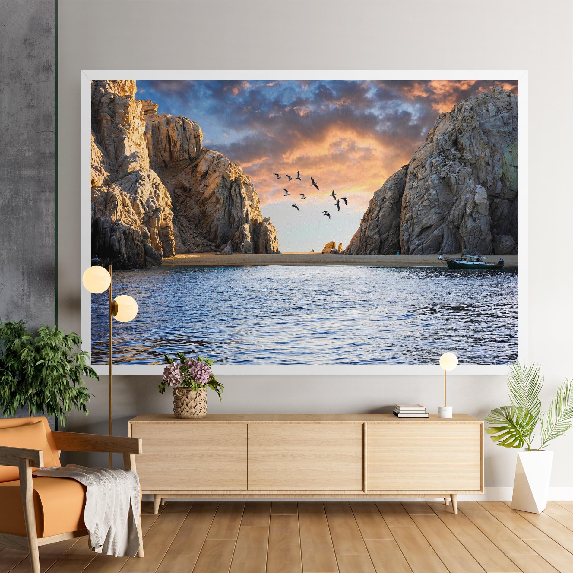 Картина на платно Lover S Beach mockup 9