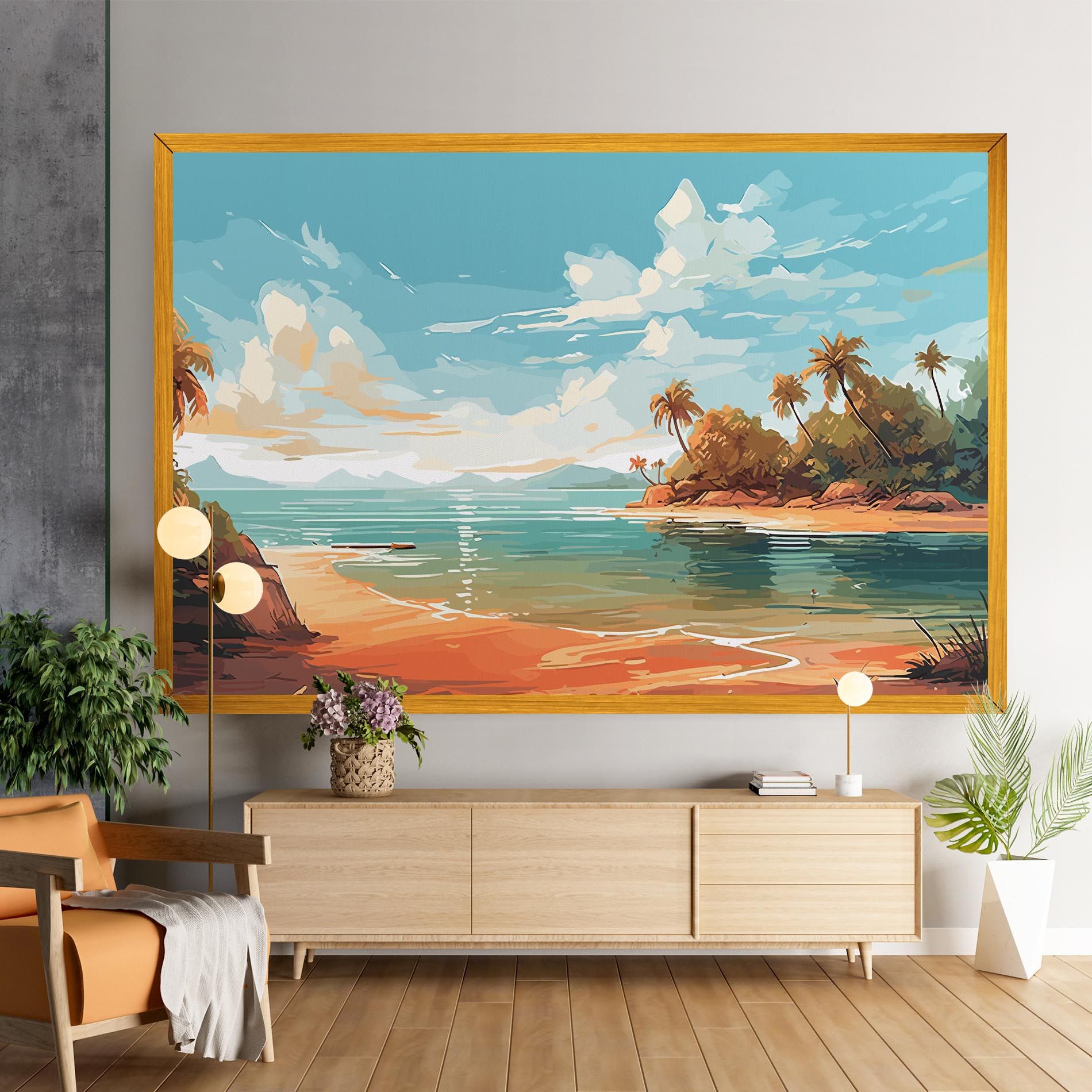 Blue Sky Beach mockup 9