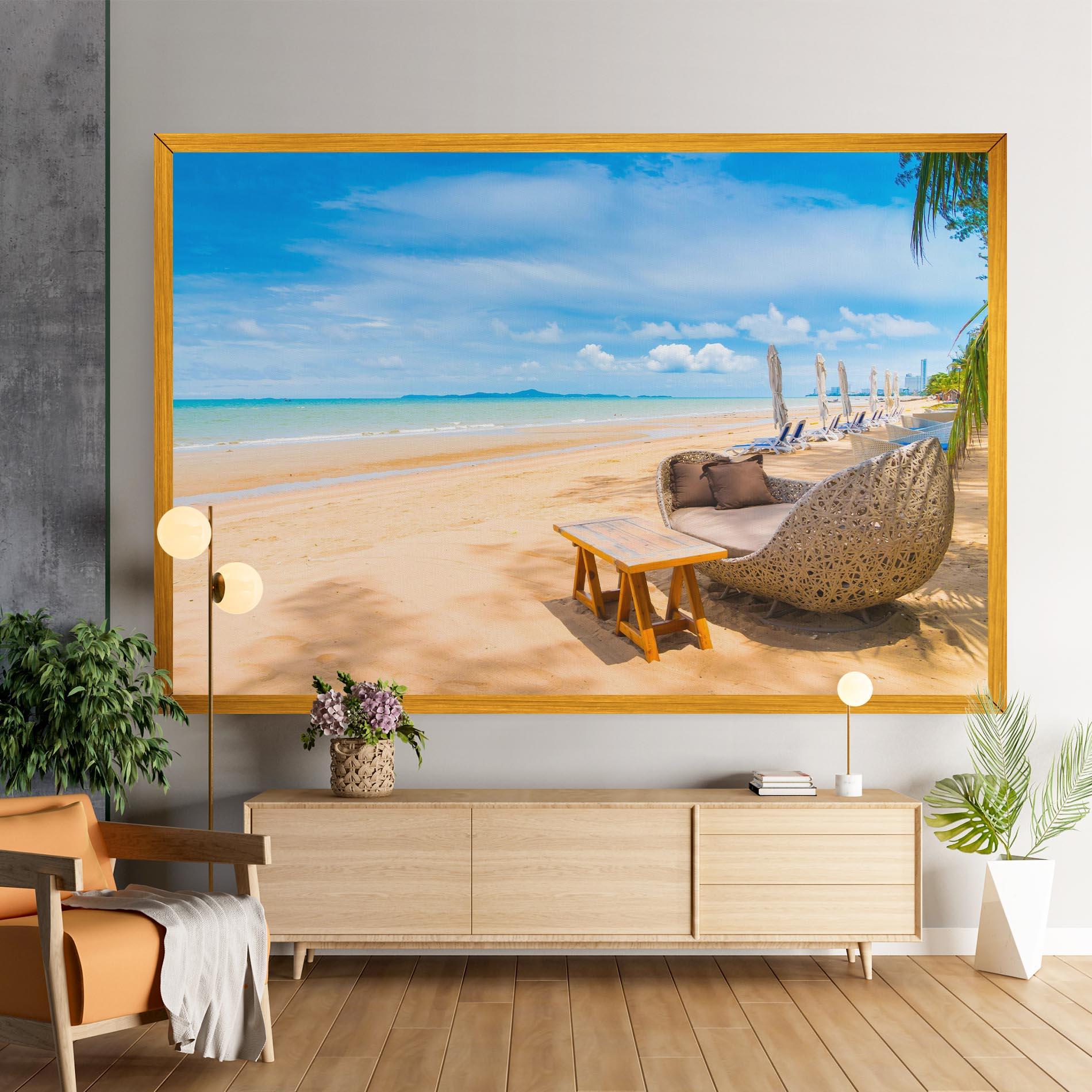 Картина на платно Dinning Blue Sky mockup 9