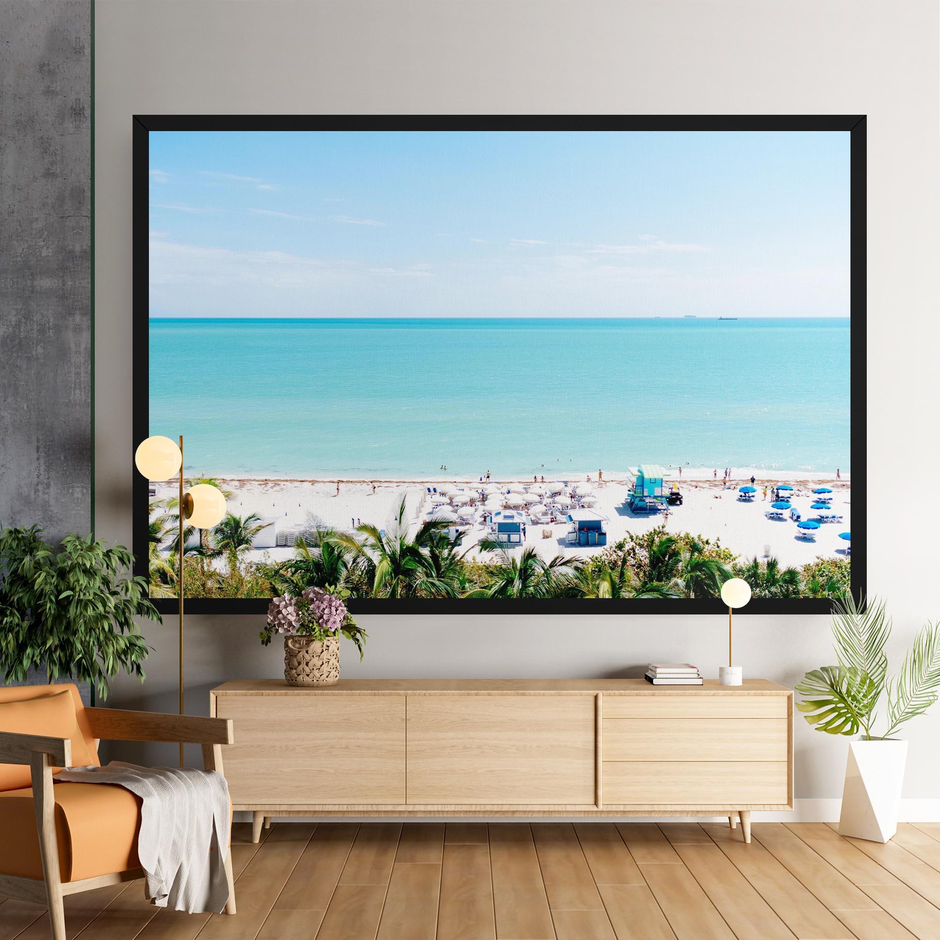 Картина на платно Blue Clear Water mockup 9