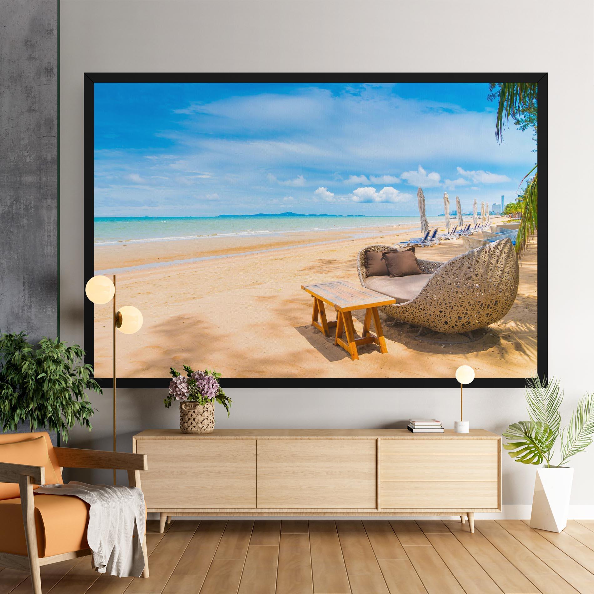 Картина на платно Dinning Blue Sky mockup 9