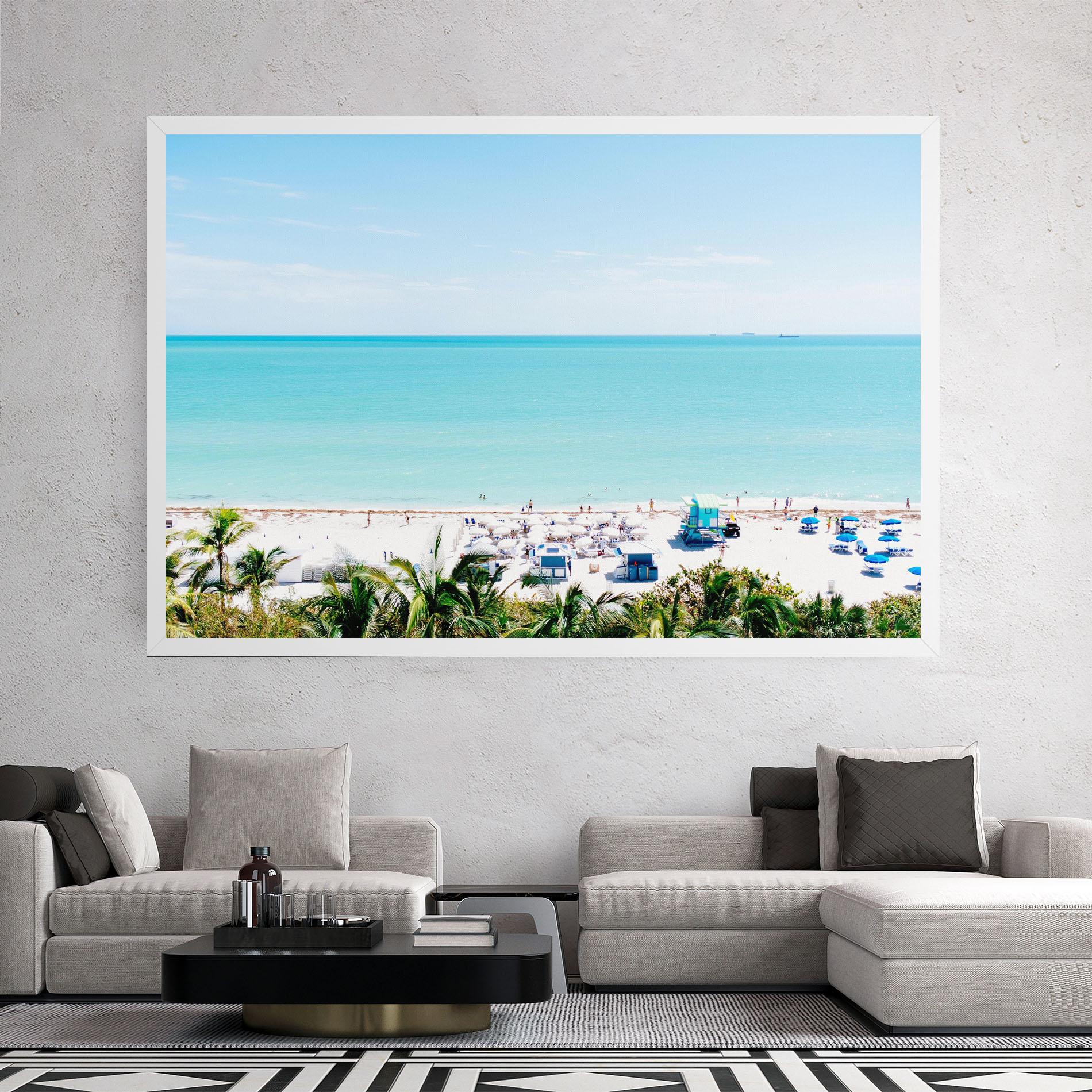 Картина на платно Blue Clear Water mockup 2