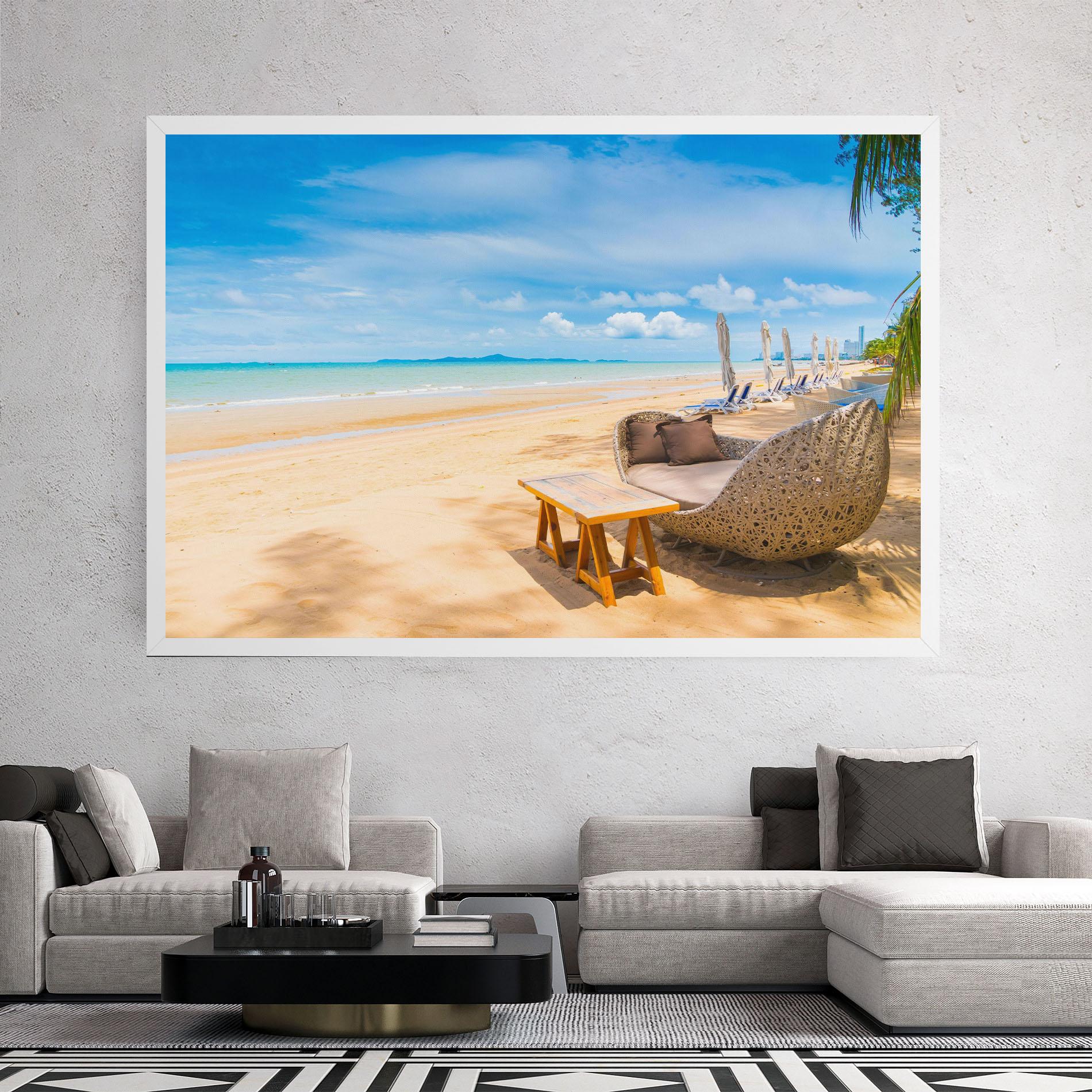 Картина на платно Dinning Blue Sky mockup 2