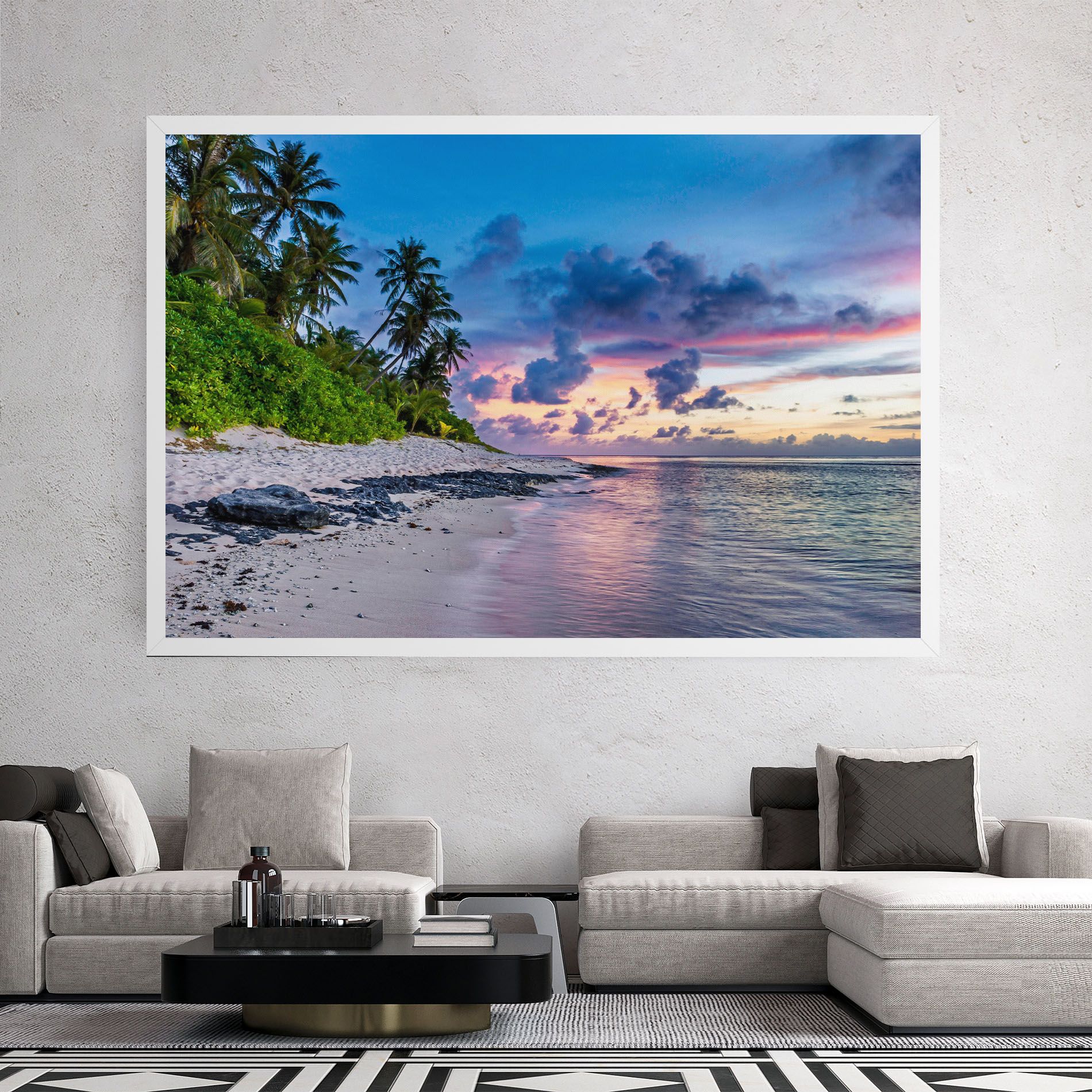 Purple Blue Beach mockup 2