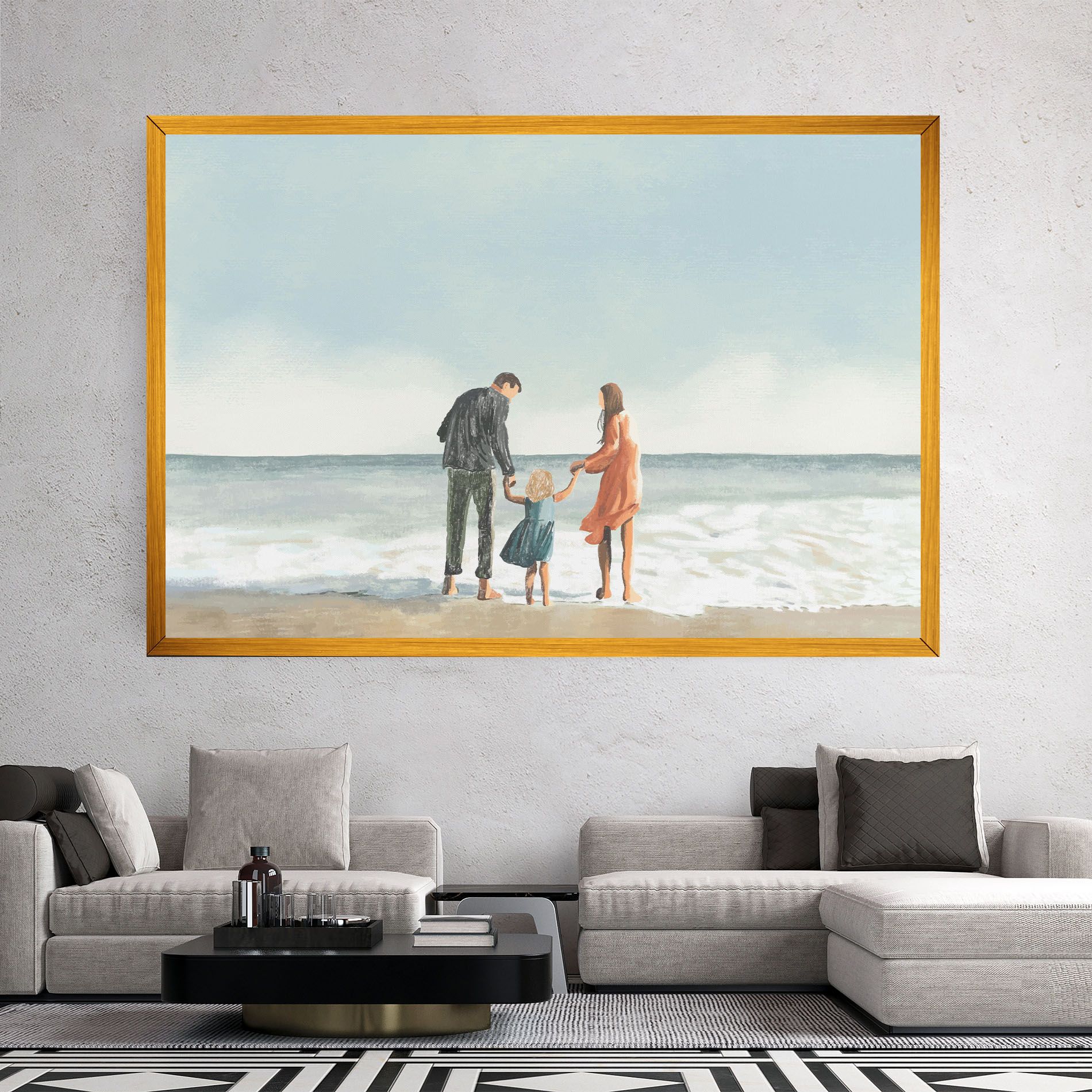 Beach Family mockup 2