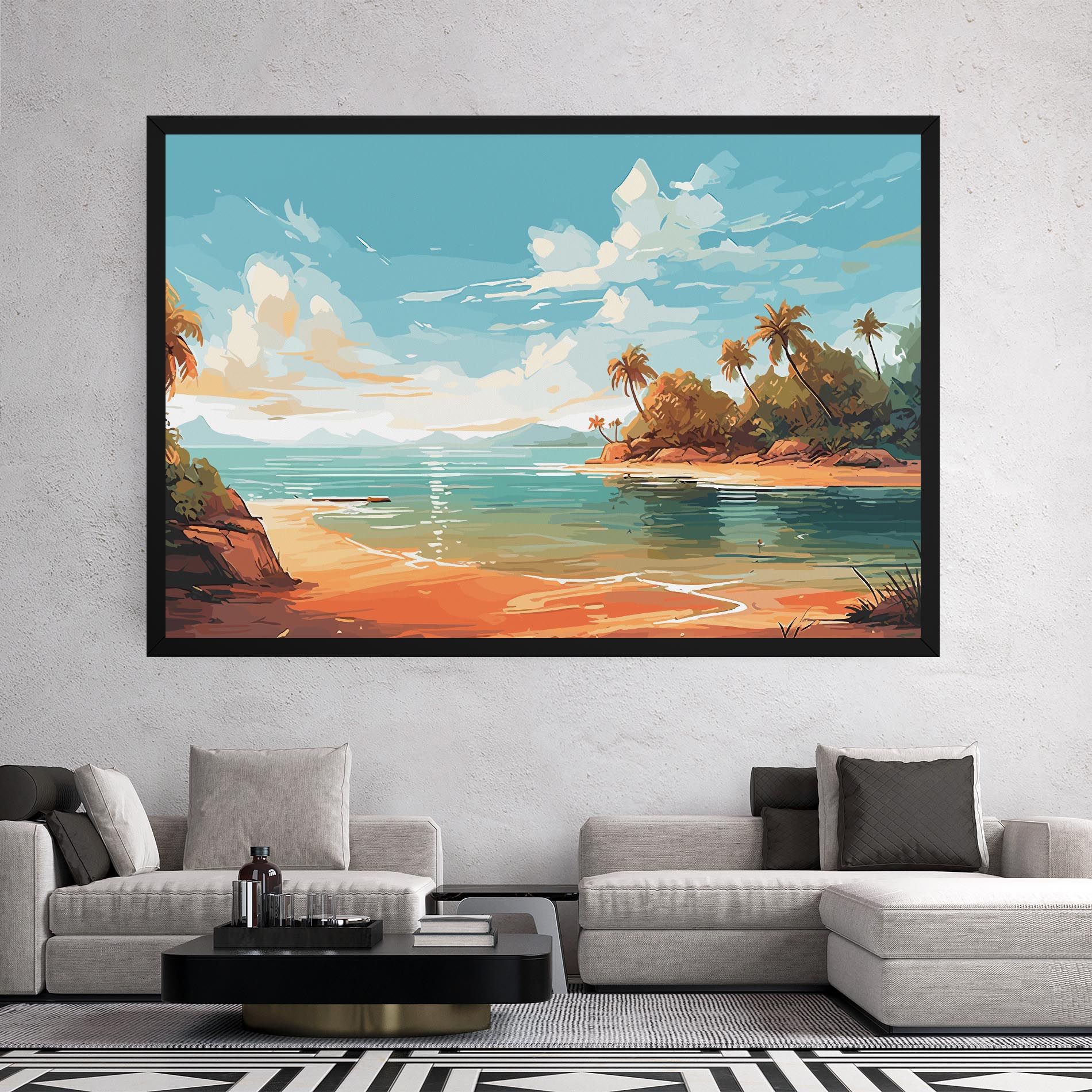 Blue Sky Beach mockup 2